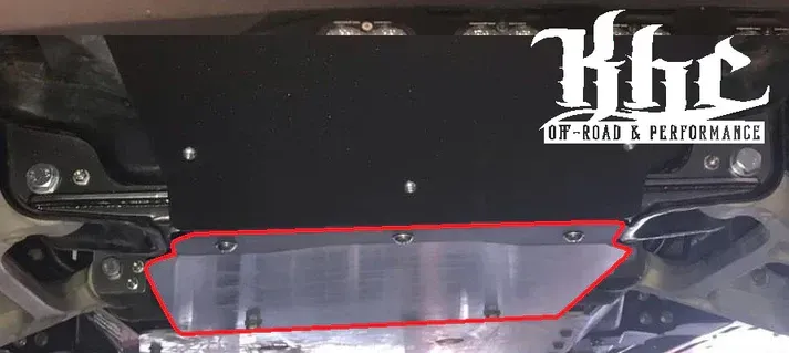 KHC Gen 2 Raptor Optional Flat Engine SKid Plate (use with stage 2 and 3.0H slot delete)