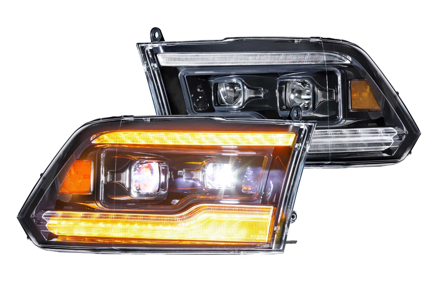XB LED Headlights: Dodge Ram (09-18 / Amber DRL / Set) XB LED Headlights: Dodge Ram (09-18 / Amber DRL / Set)