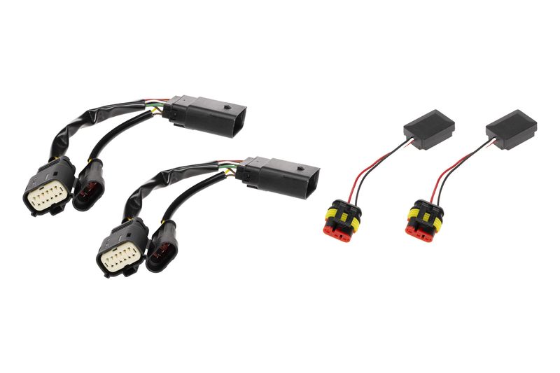 XB LED Harness: 19+ Ram OE Projector LED Adapters (Set)