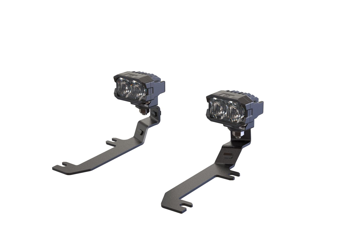 Morimoto 2Banger Ditch Light Kit: 2020+ Silverado HD (NCS White Flood Beam)