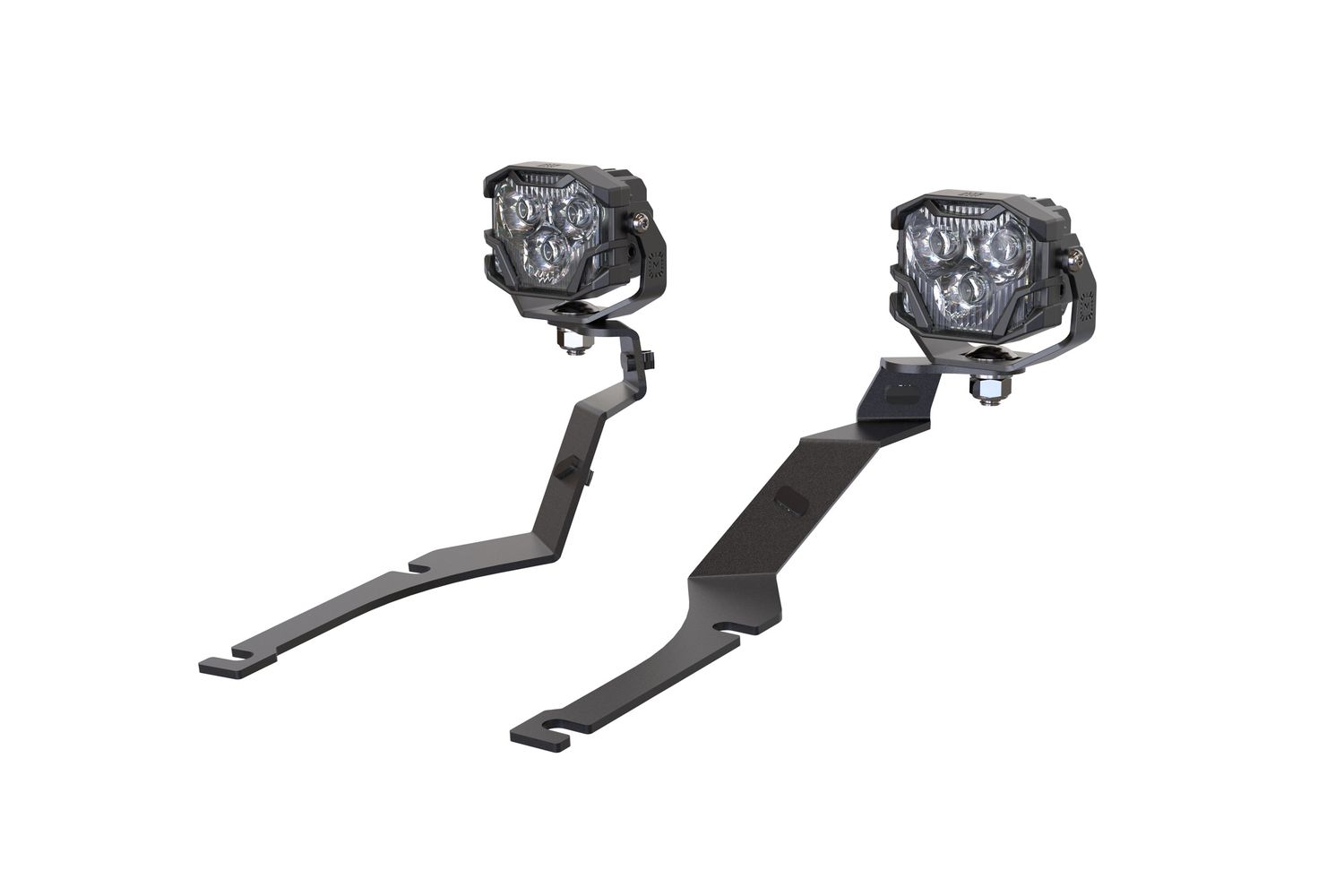 Morimoto 4Banger Ditch Light Kit: 15-23 Dodge Charger (NCS White Flood Beam)