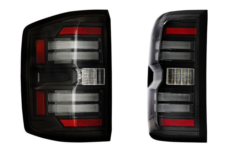 XB LED Tail Lights: Chevrolet Silverado (14-19 / Smoked Lens / Set)