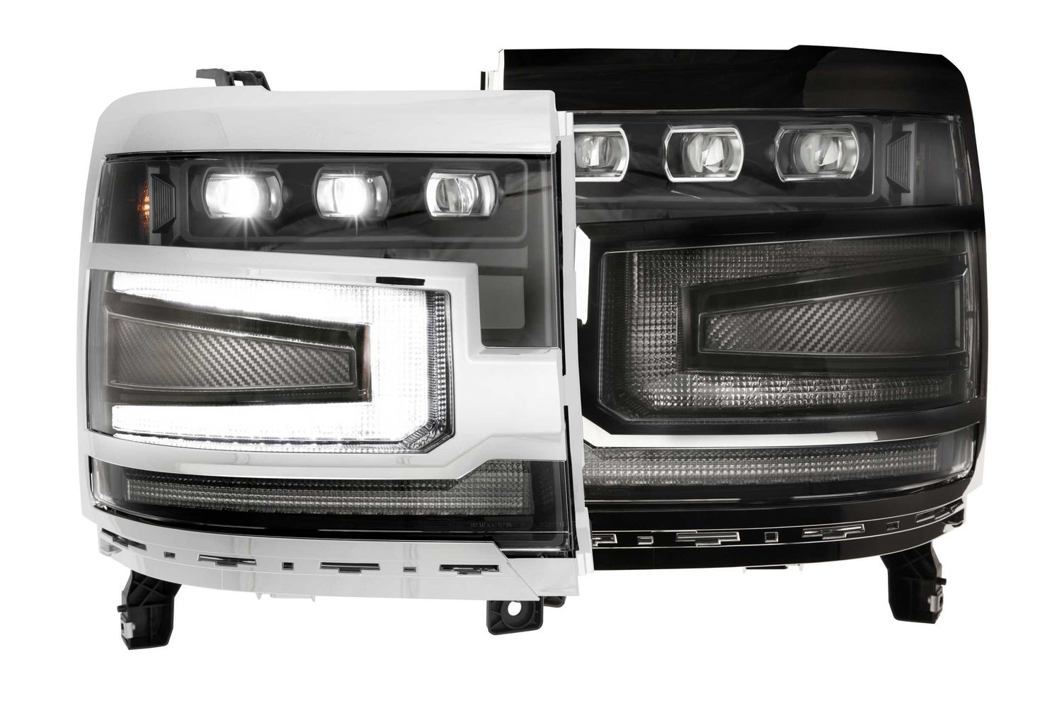 XB LED Headlights: Chevrolet Silverado 1500 (16-18 / Set)