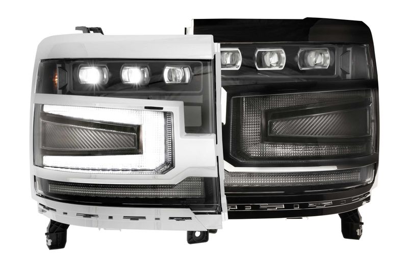 XB LED Headlights: Chevrolet Silverado 1500 (16-18 / Set)