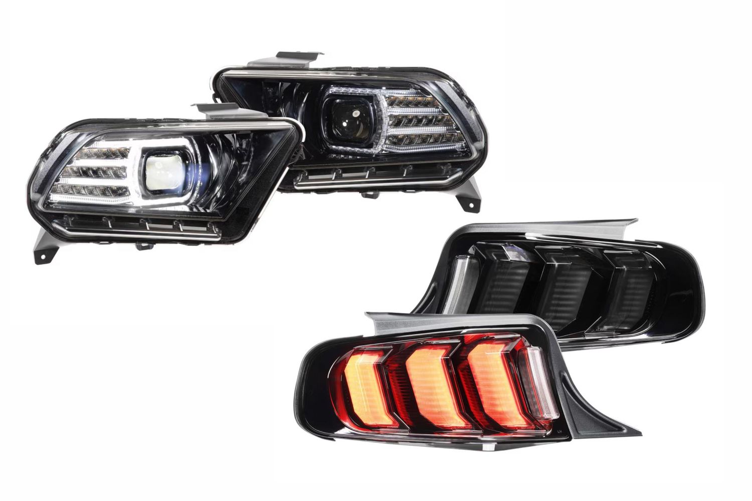 10-12 Mustang Heads and Smoked Tails 10-12 Mustang Heads and Smoked Tails