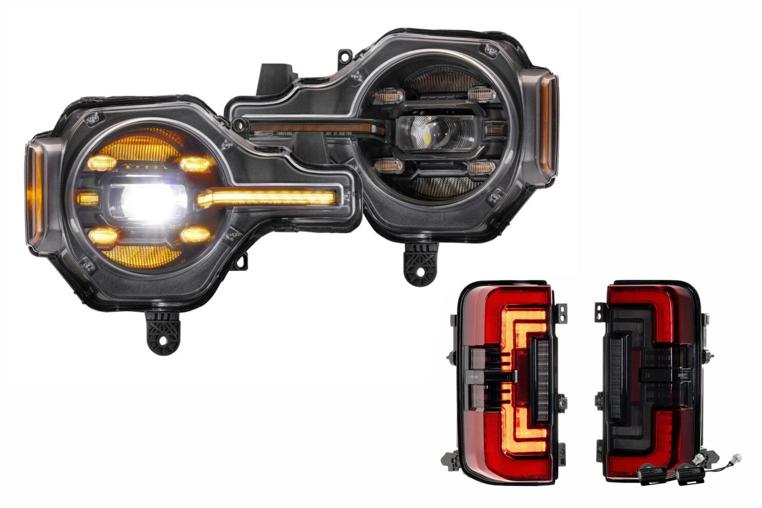 2021+ Bronco Amber DRL Heads and Red Tails 2021+ Bronco Amber DRL Heads and Red Tails