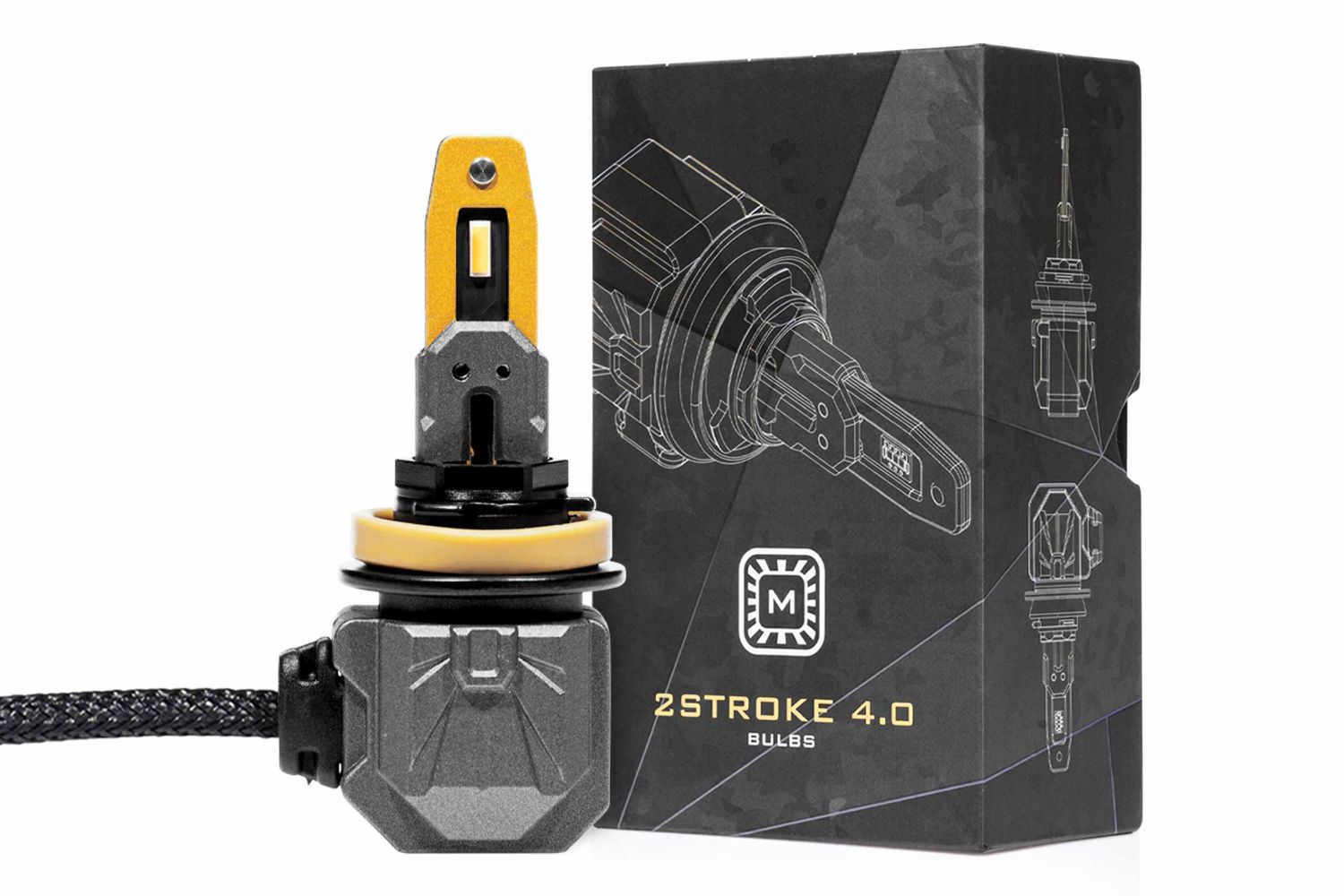 H11/H9/H8: 2Stroke 4.0 LED Bulb (Yellow) (Each) H11/H9/H8: 2Stroke 4.0 LED Bulb (Yellow) (Each)