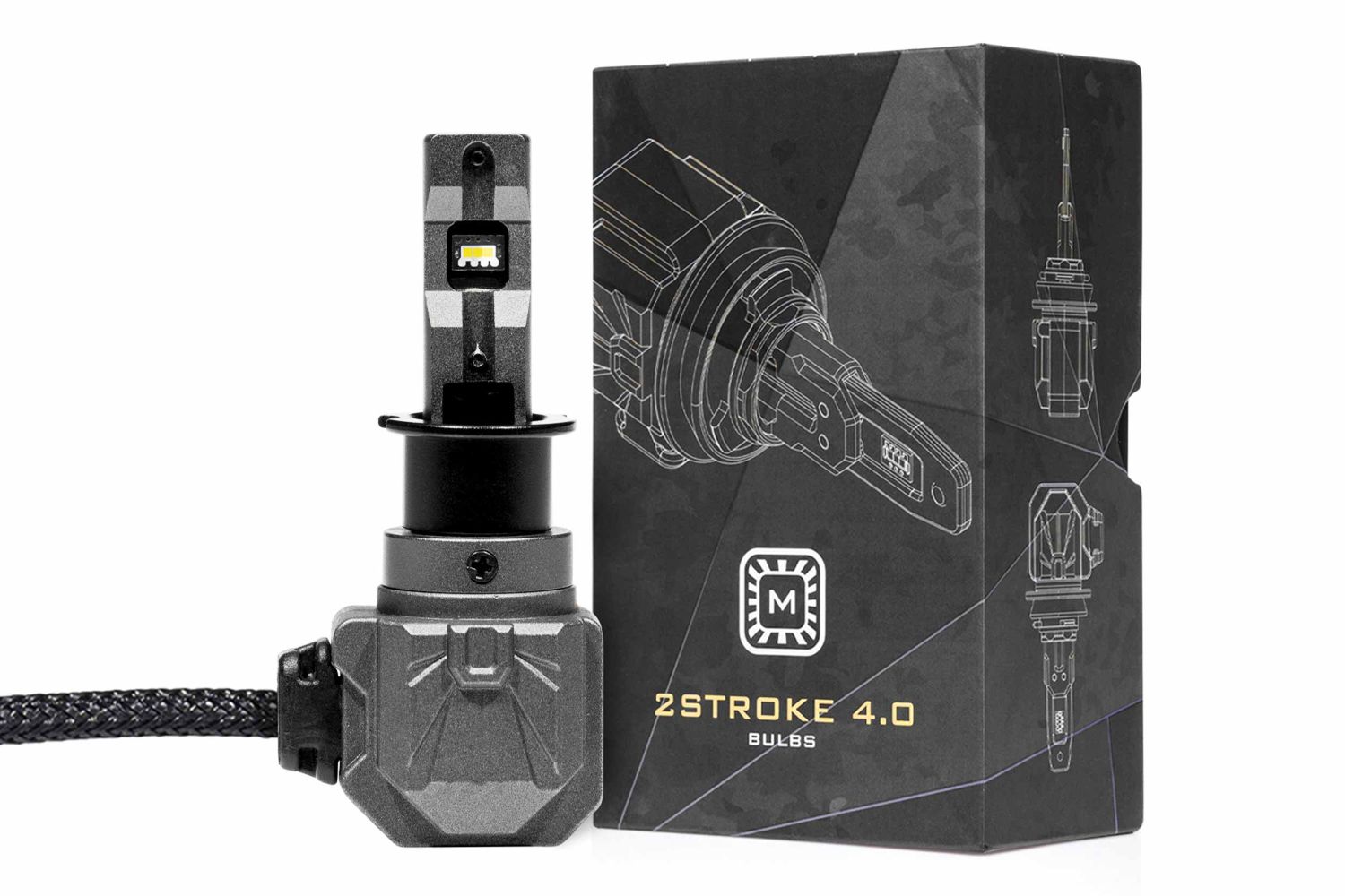 H3: 2Stroke 4.0 LED Bulb(Each) H3: 2Stroke 4.0 LED Bulb(Each)