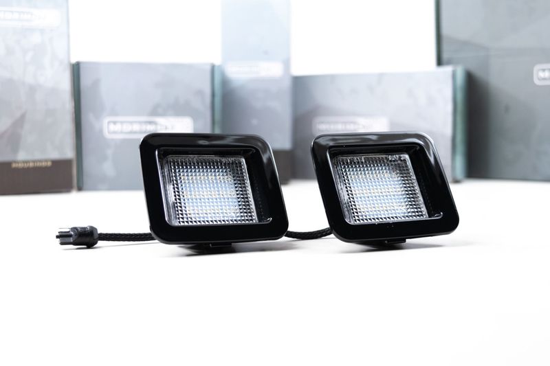 XB LED License Plate Lights: Ford F-150 (15-23 / Set)