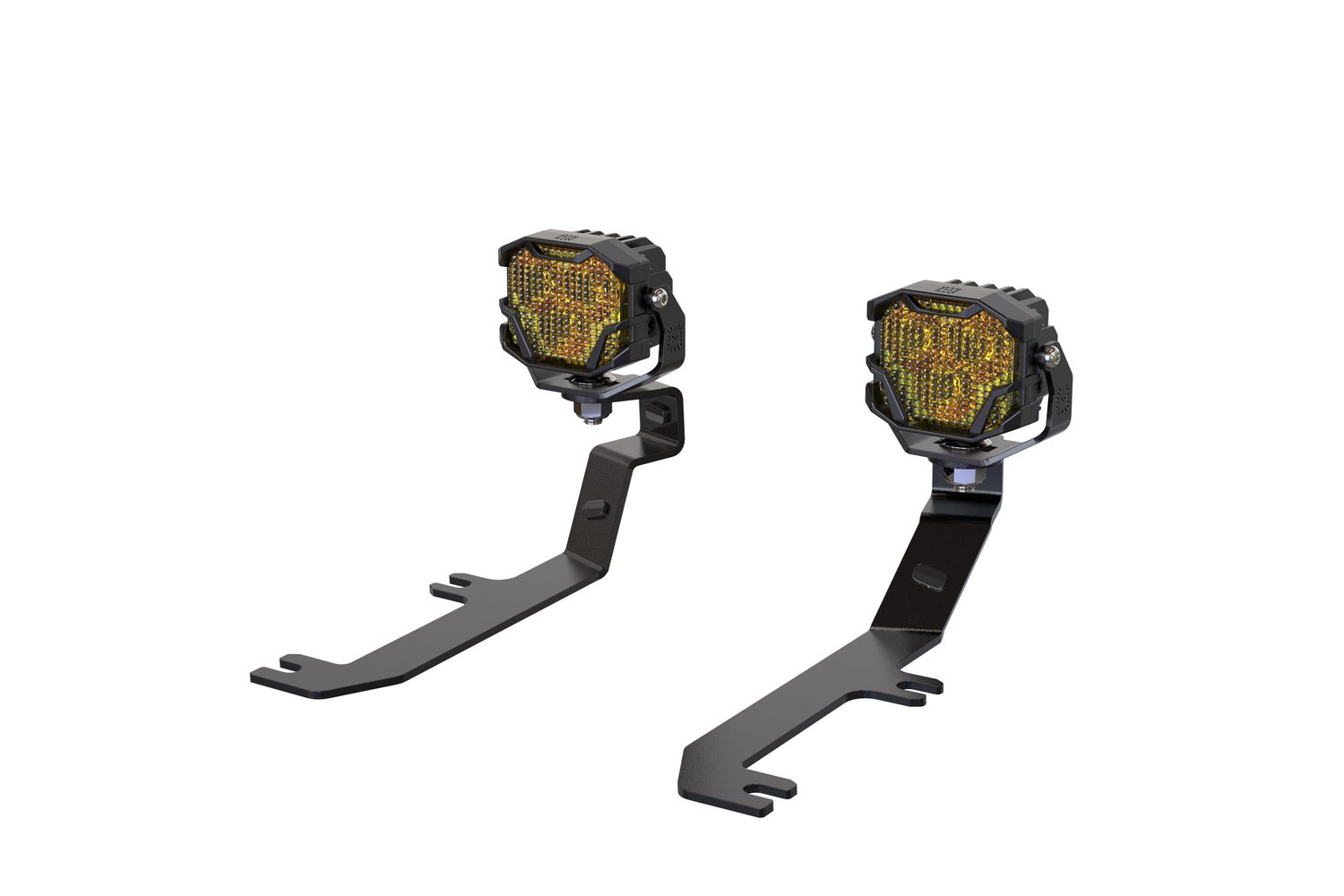 Morimoto 4Banger Ditch Light Kit: 2020+ Sierra HD (HXB White Combo Beam)