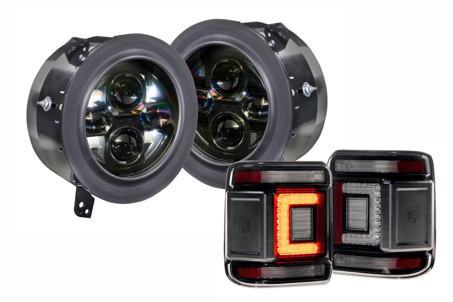 2018+ Jeep Wrangler JL Sealed7 Heads and Smoked Tails 2018+ Jeep Wrangler JL Sealed7 Heads and Smoked Tails