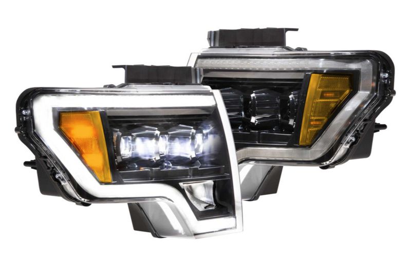 XB LED Headlights: Ford F-150 (09-14 / White DRL / Set)