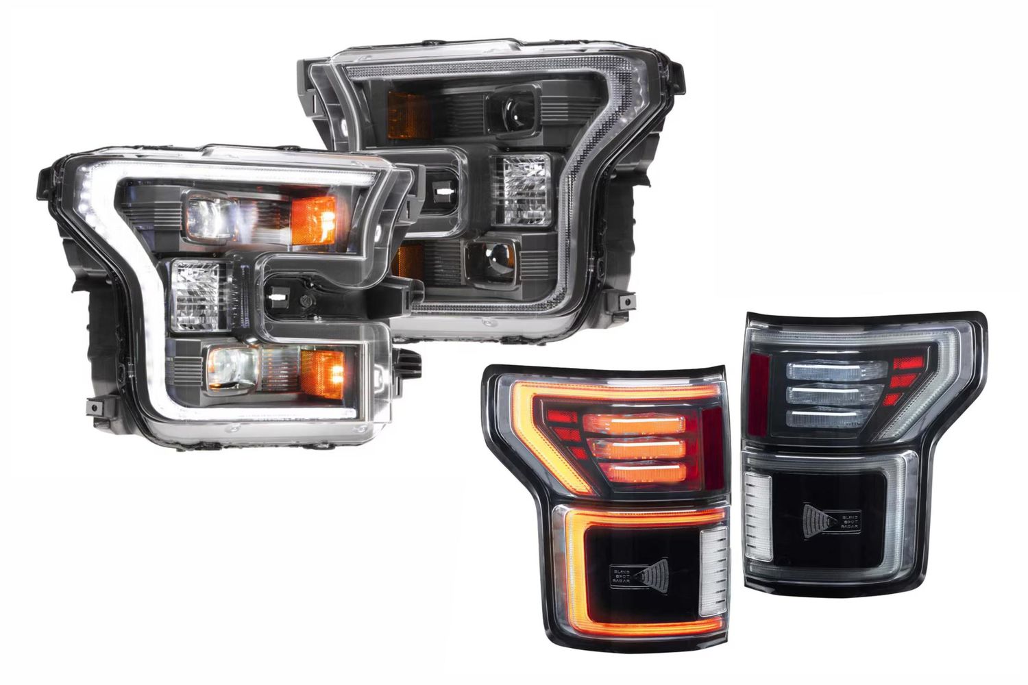 15-17 F-150 Hybrid Heads and Smoked Tails 15-17 F-150 Hybrid Heads and Smoked Tails