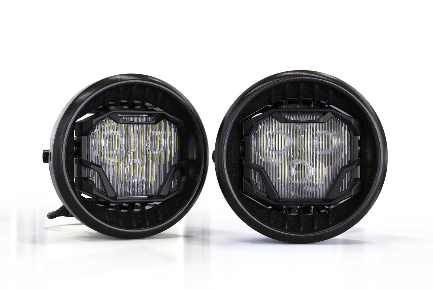 4Banger Fog Lights: 07-13 Tundra (HXB White SAE Wide Beam)