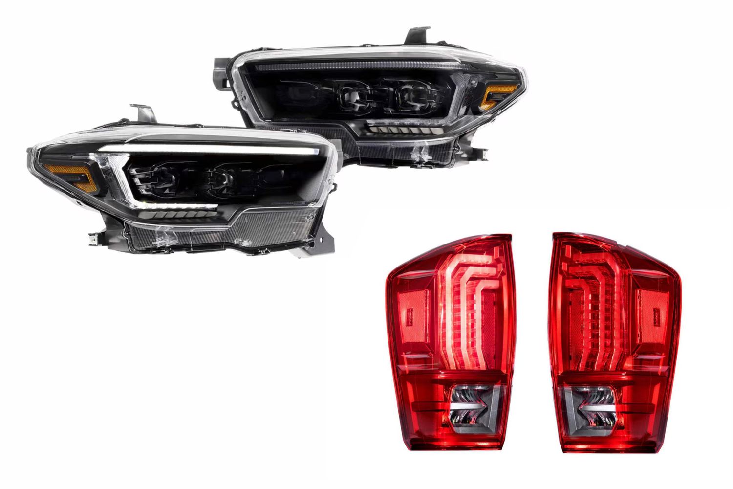 16-23 Tacoma Evo Hybrid Heads and Red Tails