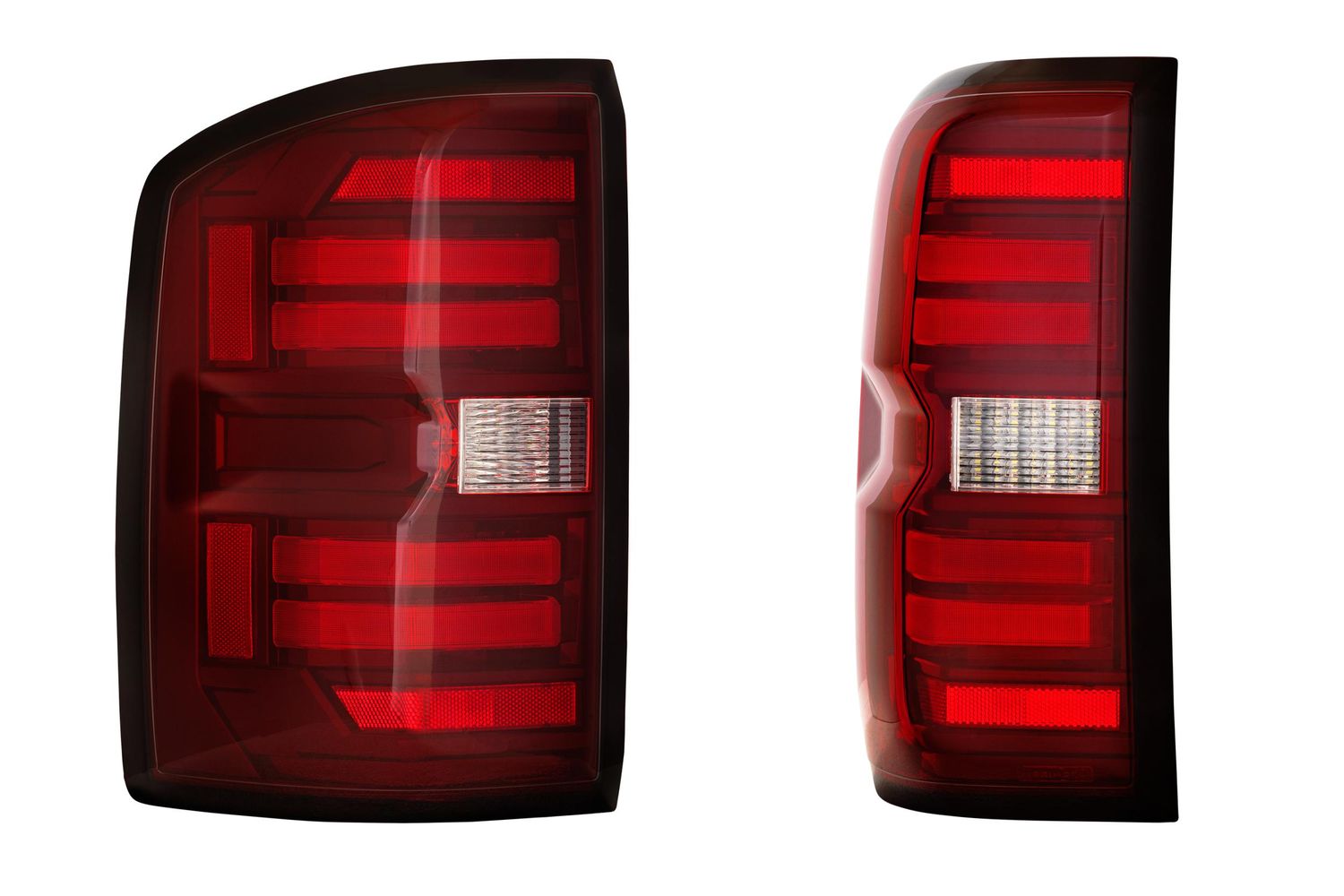 XB LED Tail Lights: GMC Sierra (14-18 / Red Lens / Set) XB LED Tail Lights: GMC Sierra (14-18 / Red Lens / Set)
