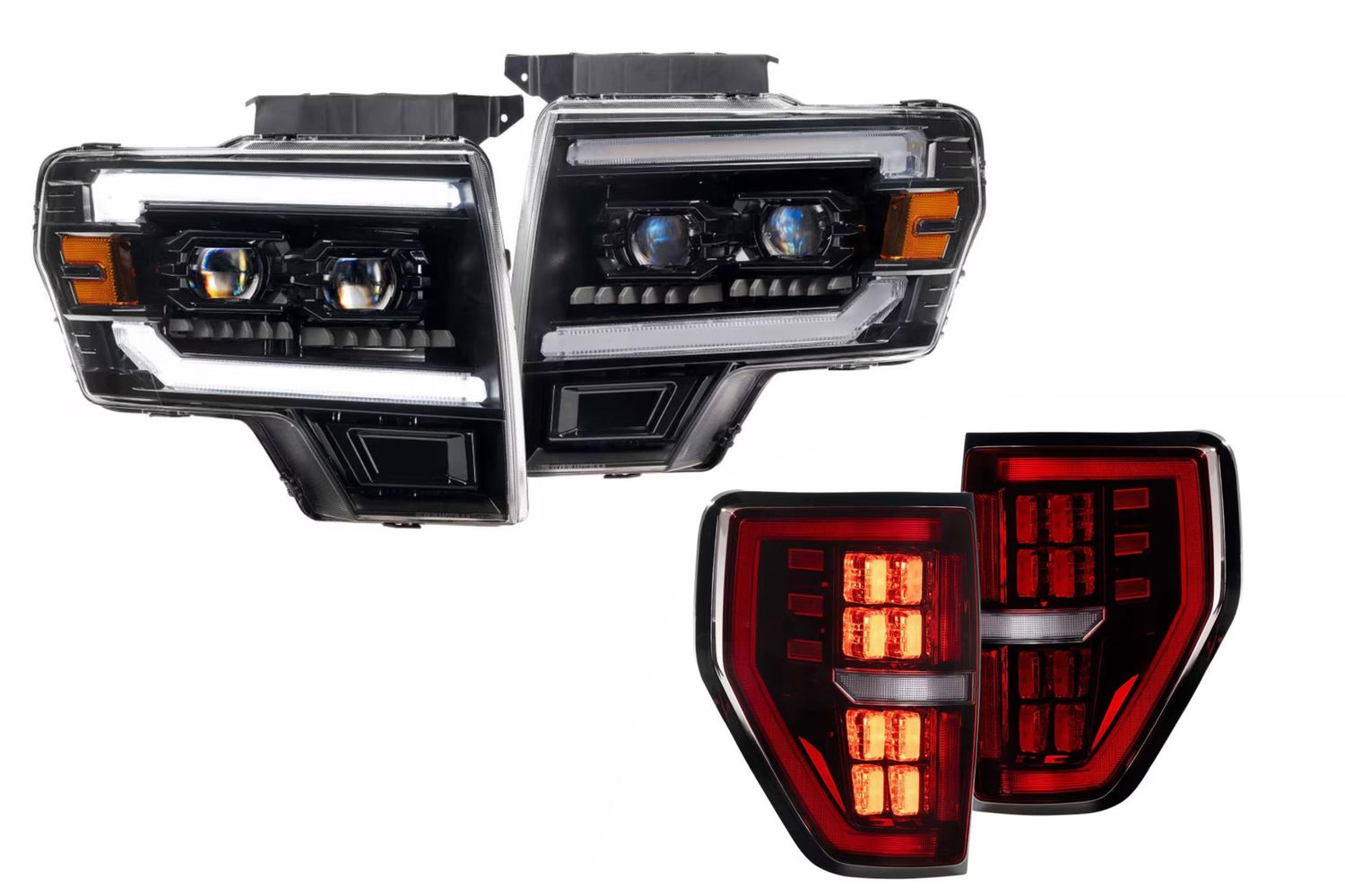 09-14 F-150 Evo Hybrid Heads and Red Tails 09-14 F-150 Evo Hybrid Heads and Red Tails