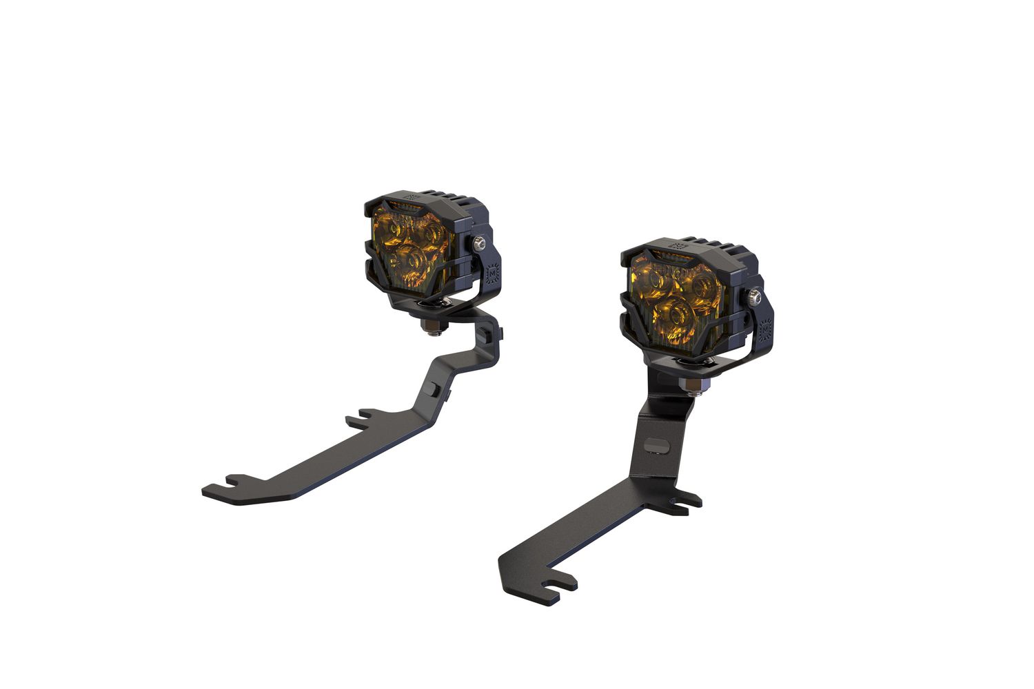 Morimoto 4Banger Ditch Light Kit: 2019+ Silverado 1500 (NCS White SAE Wide Beam)