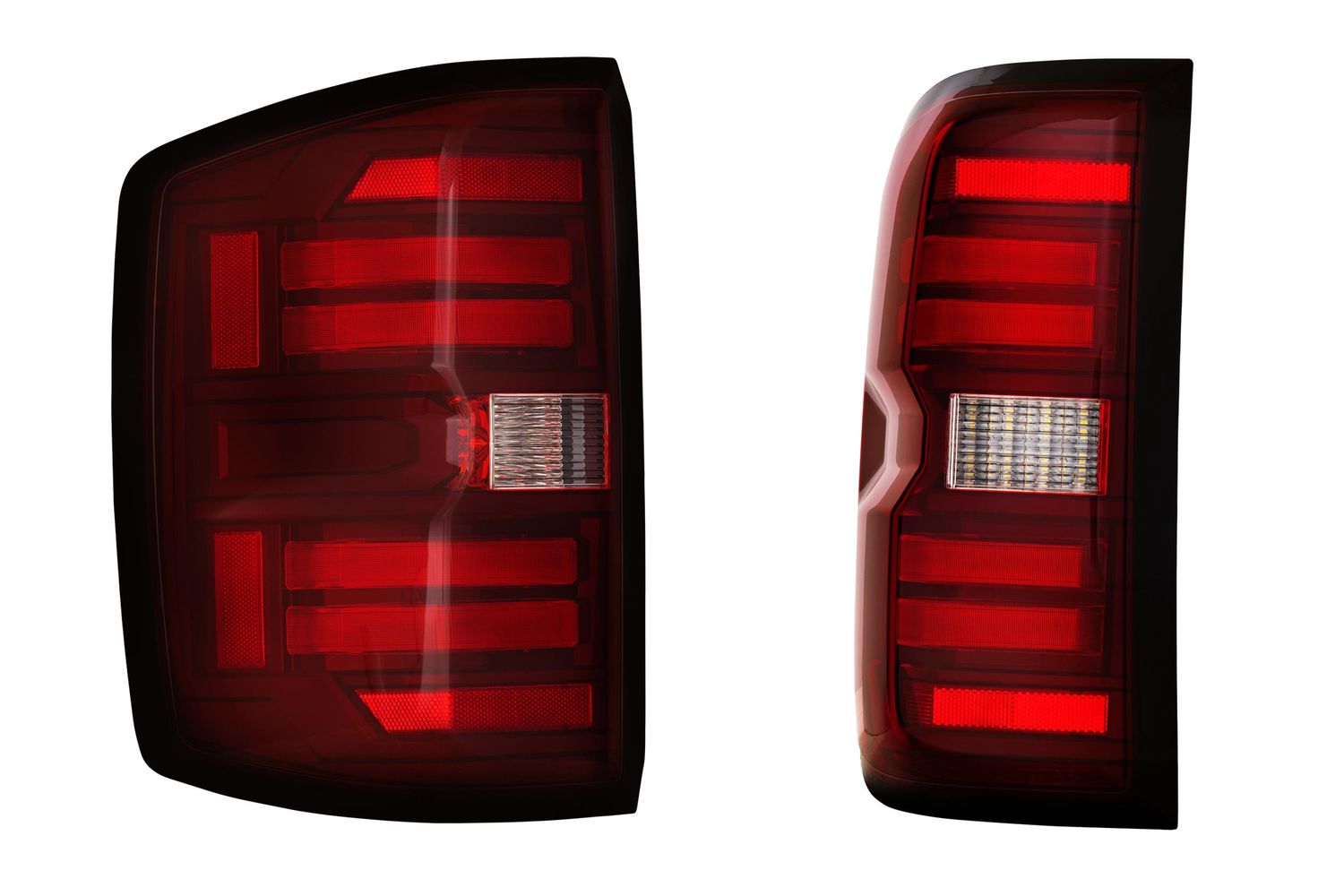 XB LED Tail Lights: Chevrolet Silverado (14-19 / Red Lens / Set) XB LED Tail Lights: Chevrolet Silverado (14-19 / Red Lens / Set)