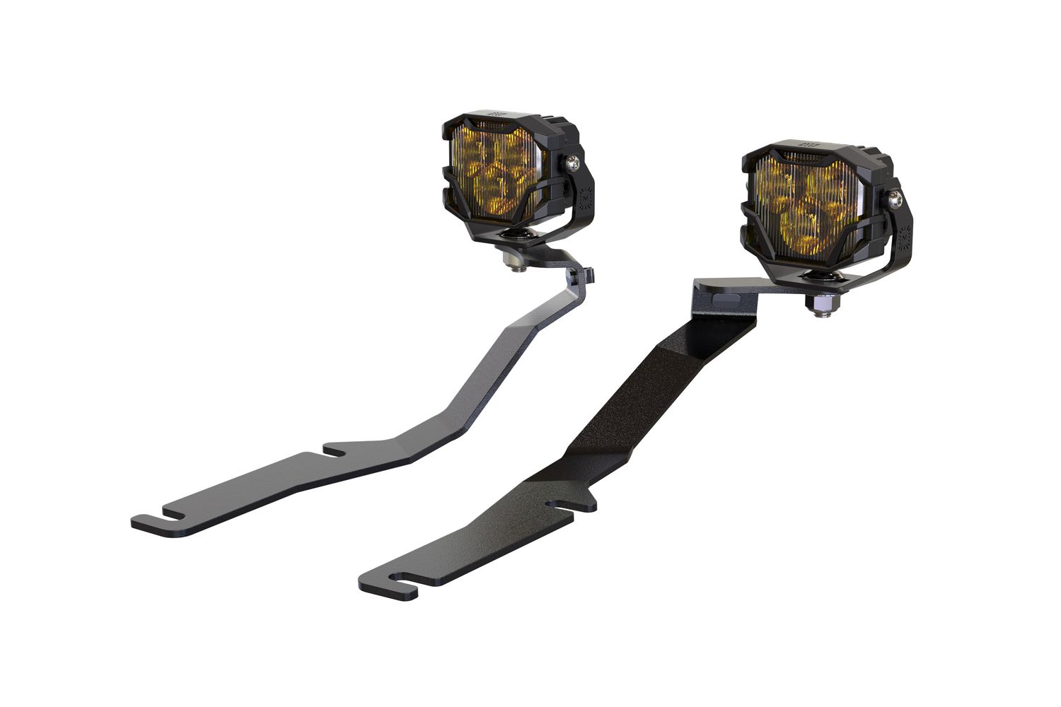 Morimoto 4Banger Ditch Light Kit: 08-23 Dodge Challenger (NCS Yellow Combo Beam)