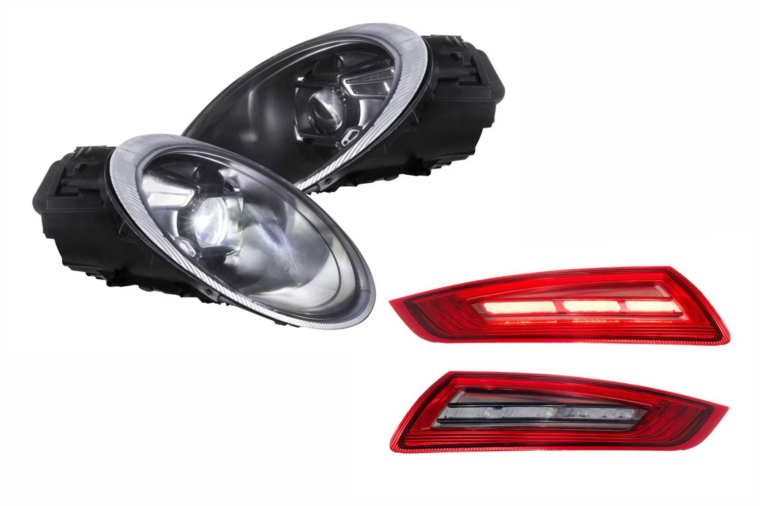05-08 Porsche 997 Heads and Red Tails OEM HID or Halogen 05-08 Porsche 997 Heads and Red Tails OEM HID or Halogen