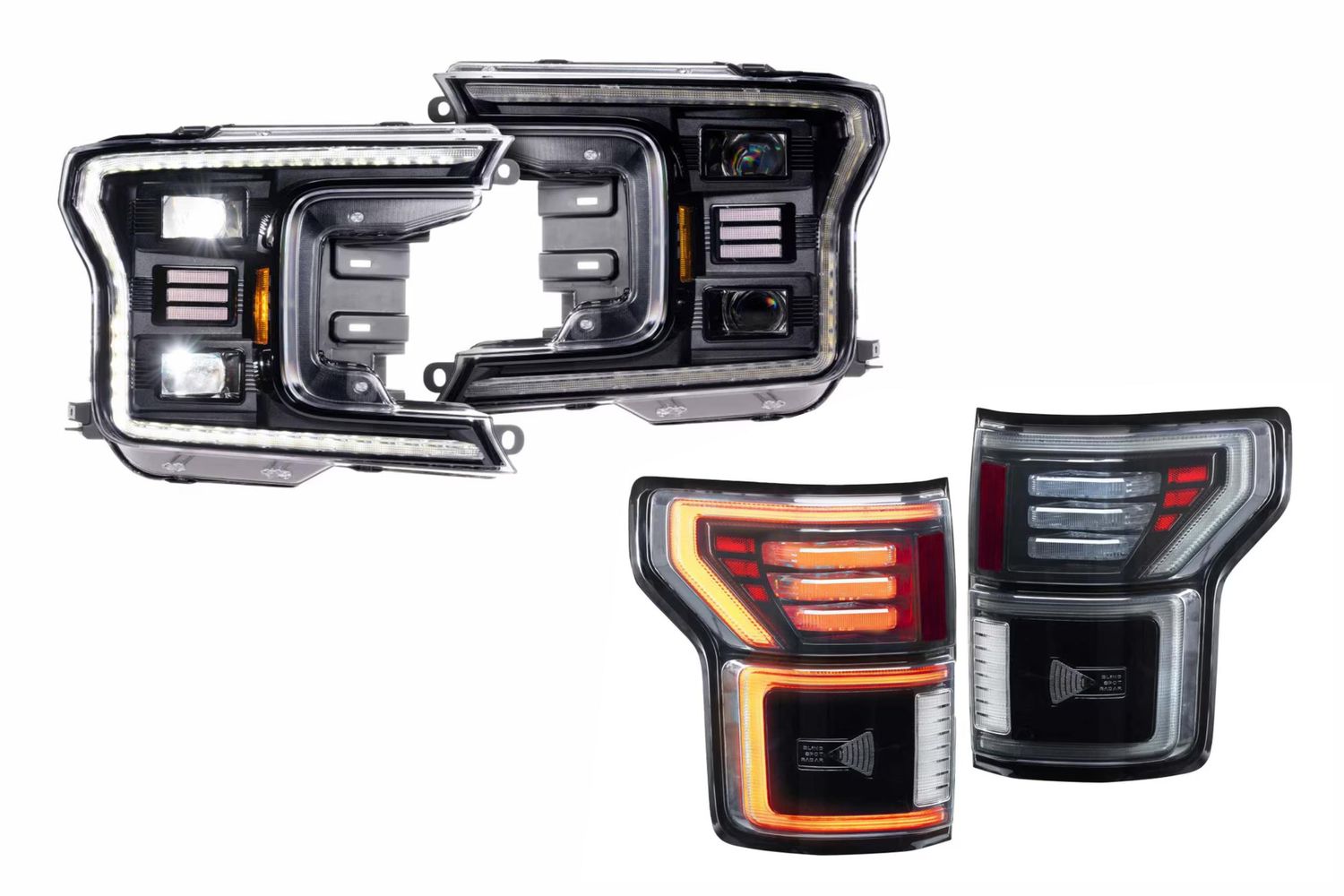 18-20 Ford F-150 Hybrid Heads and Smoked Tails