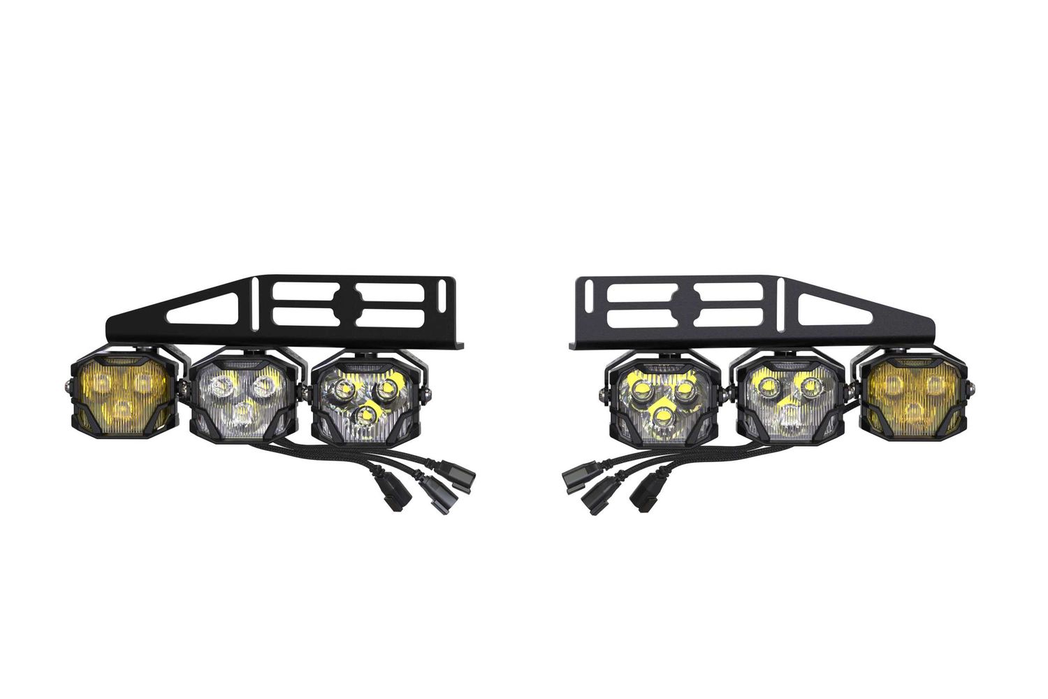 4Banger Fog Lights: 15-20 Ford Raptor (NCS Yellow Wide / Wide / Wide)