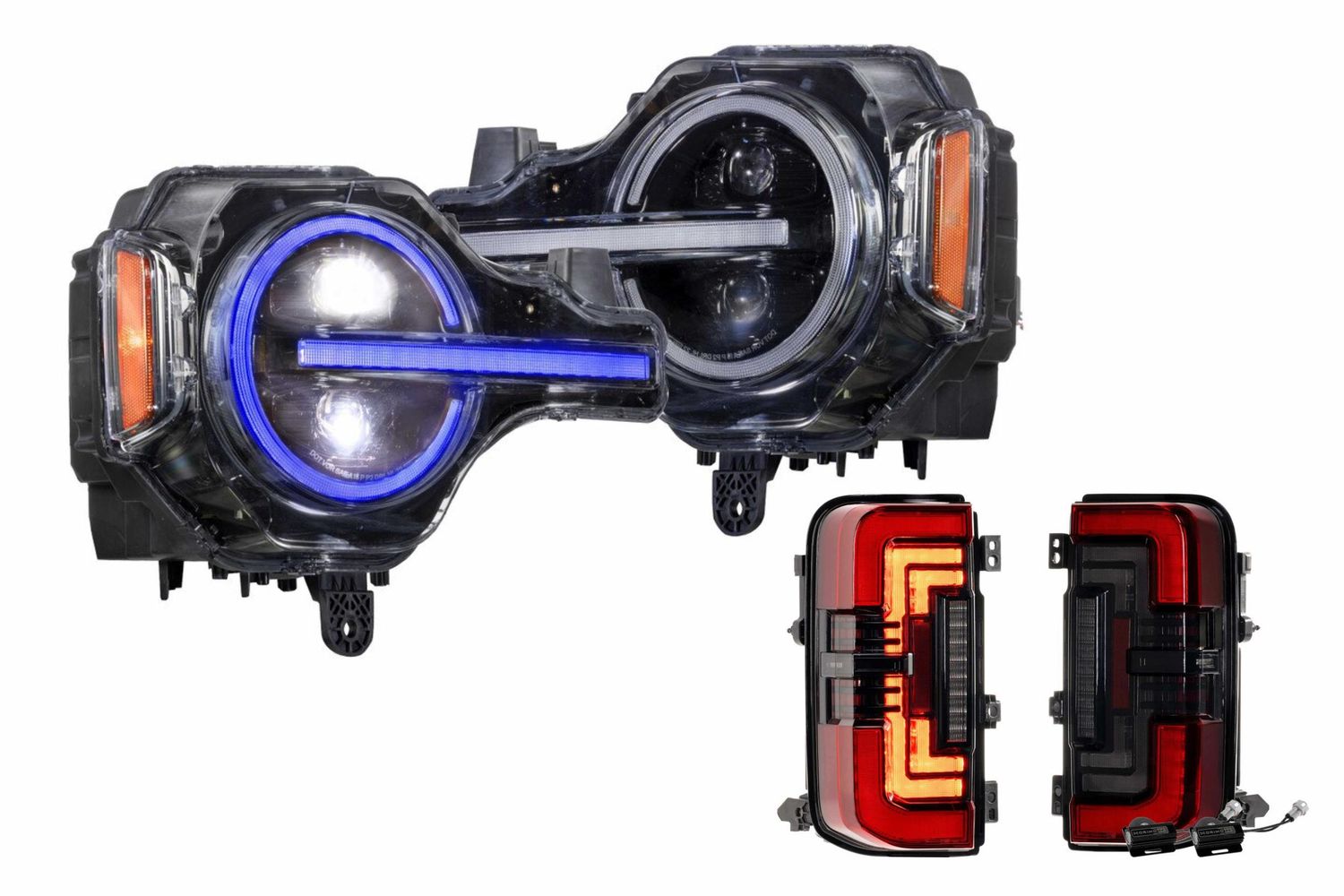 2021+ Bronco XRGB Heads and Red Tails