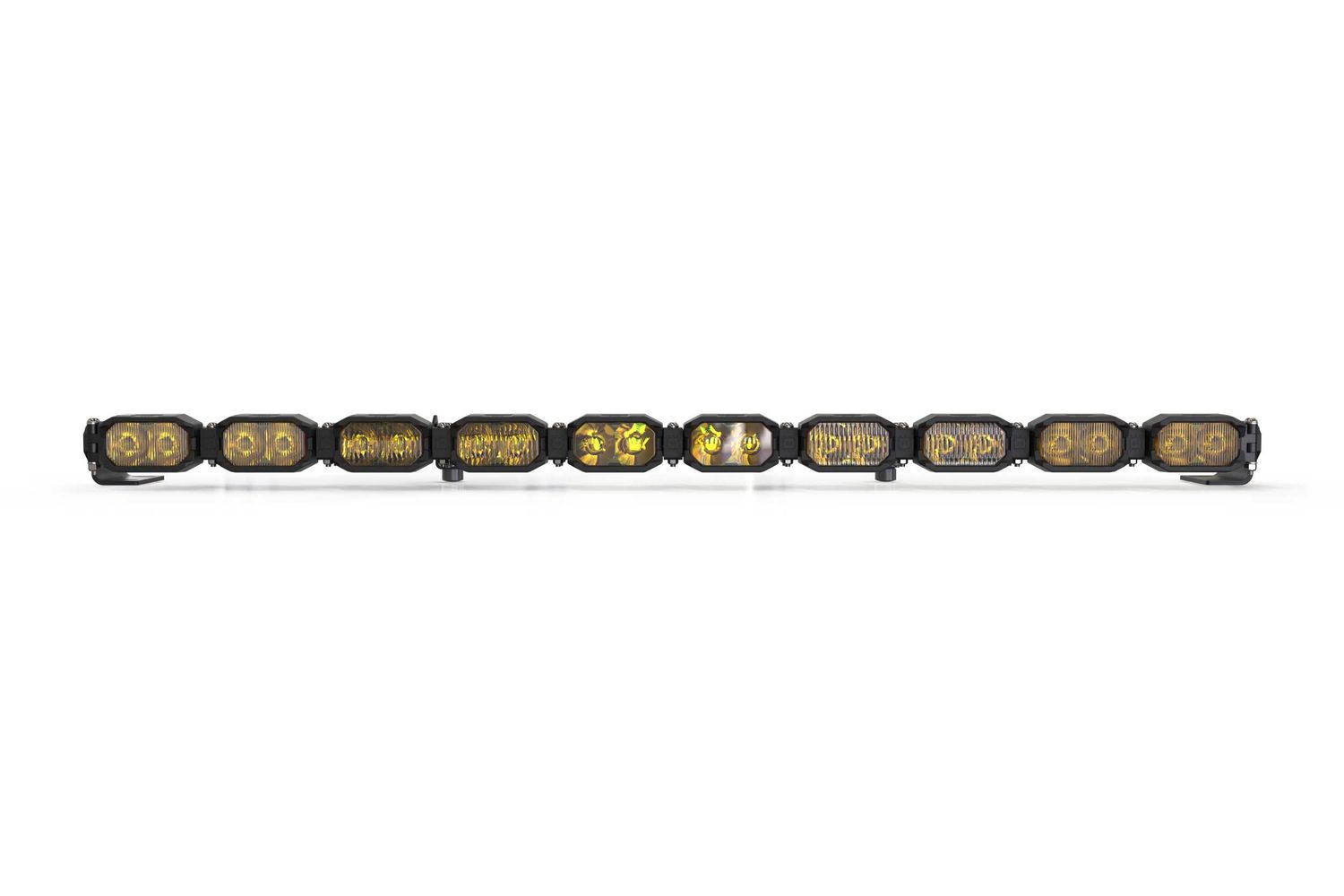 Single-Row BangerBar: (10 Pod / 40 Single-Row BangerBar: (10 Pod / 40") (HXB Power - Yellow)