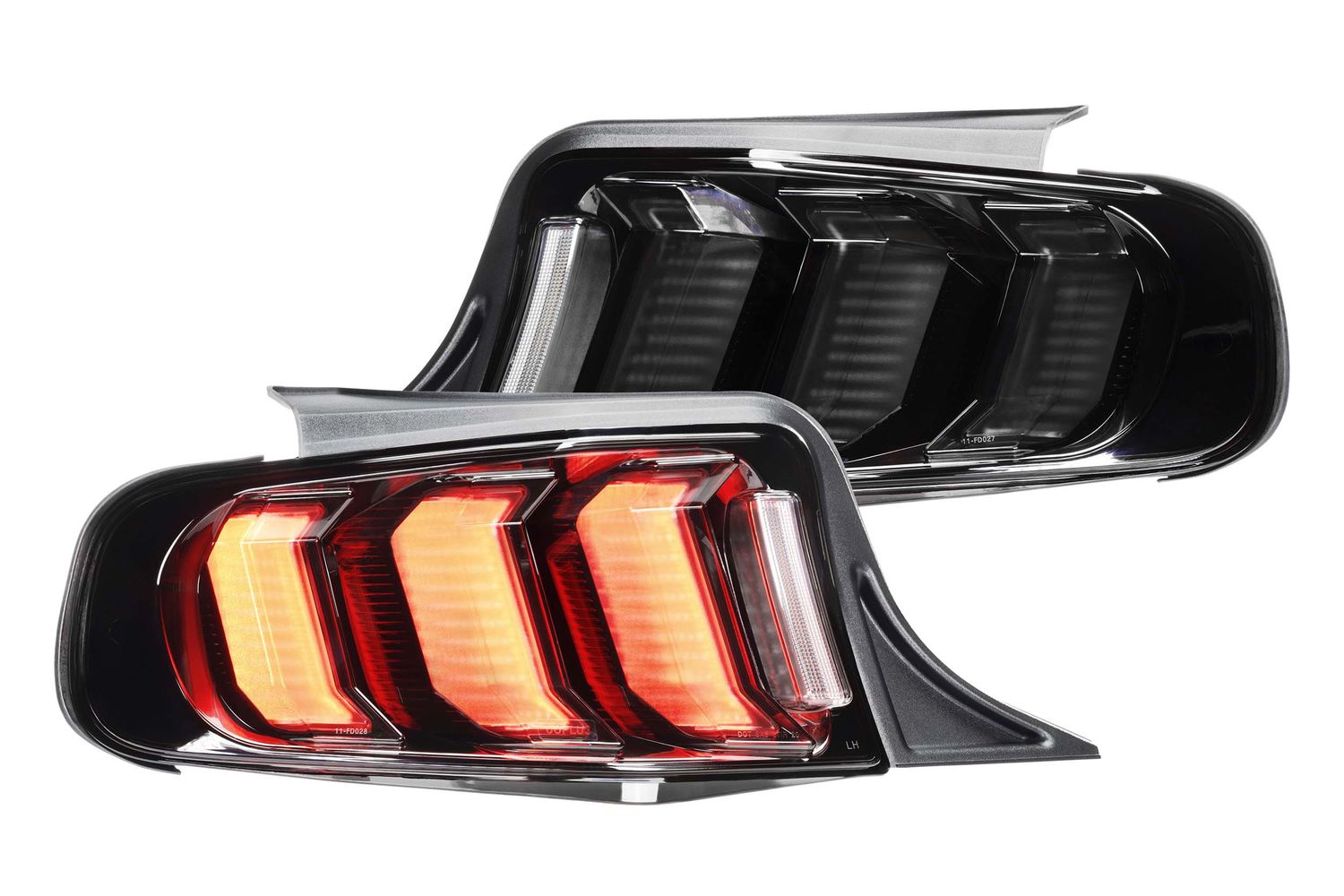 XB LED Tail Lights: Ford Mustang (13-14 / Red Lens / Set) XB LED Tail Lights: Ford Mustang (13-14 / Red Lens / Set)