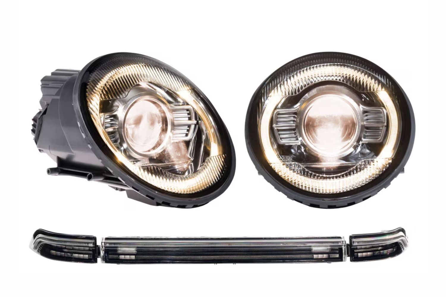 Porsche 993 Classic White Heads and Smoked Tails