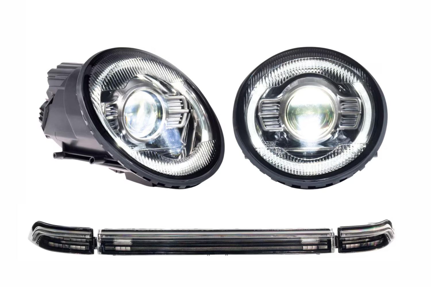 Porsche 993 Modern White Heads and Smoked Tails