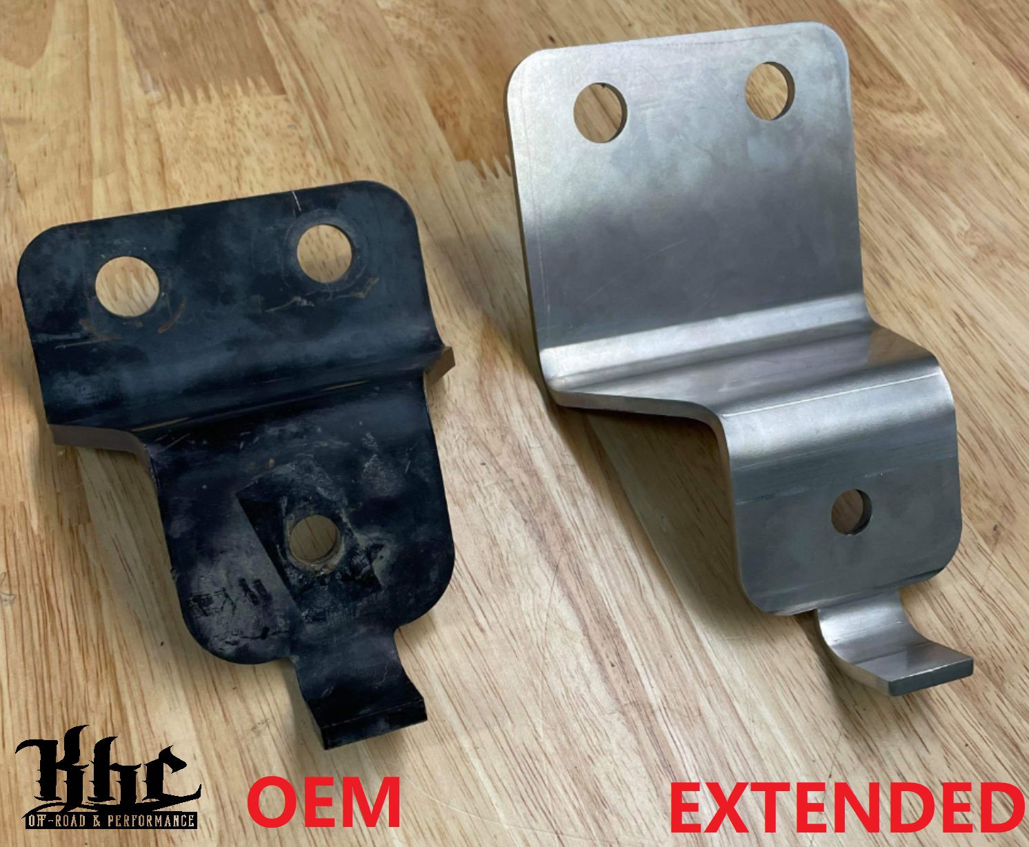 KHC Off-Road Gen 2 Raptor And Gen 13 F150 Extended Skid Plate Mounting Brackets KHC Off-Road Gen 2 Raptor And Gen 13 F150 Extended Skid Plate Mounting Brackets