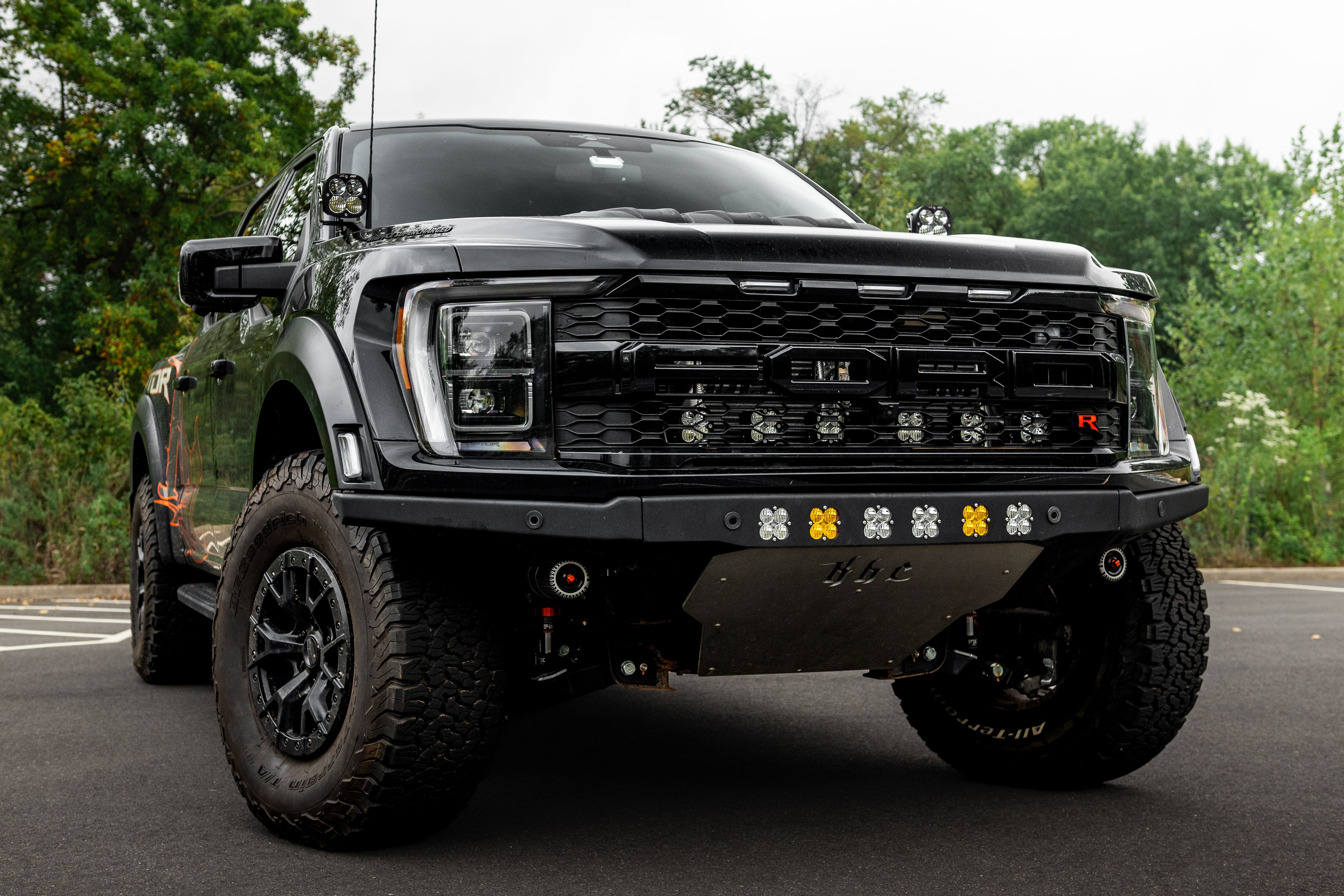 KHC Off-Road Frame Cut Bumper - Gen 3 Ford Raptor & Raptor R