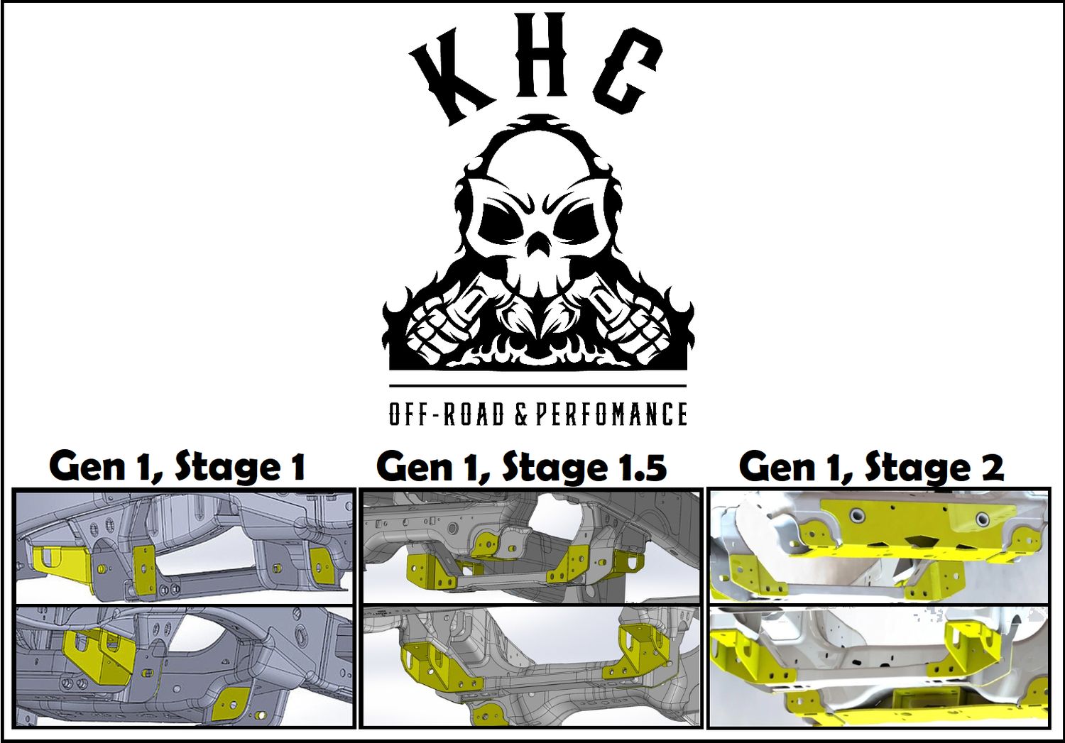 KHC Gen 1 Raptor/Gen 12 F150 Slot Delete Kit
