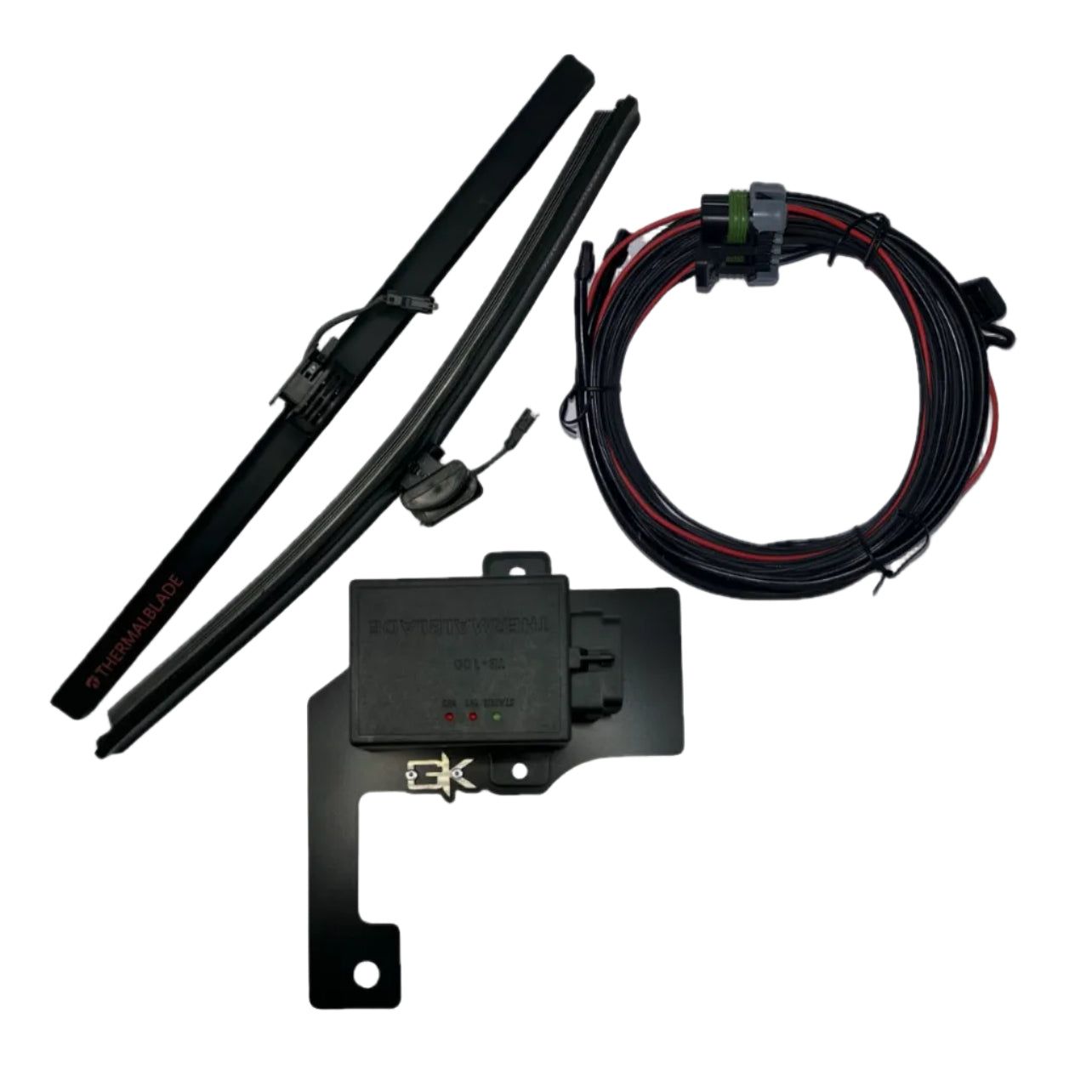 2021-2023+ Ford Bronco Heated Wiper Blades with Installation Brackets 2021-2023+ Ford Bronco Heated Wiper Blades with Installation Brackets