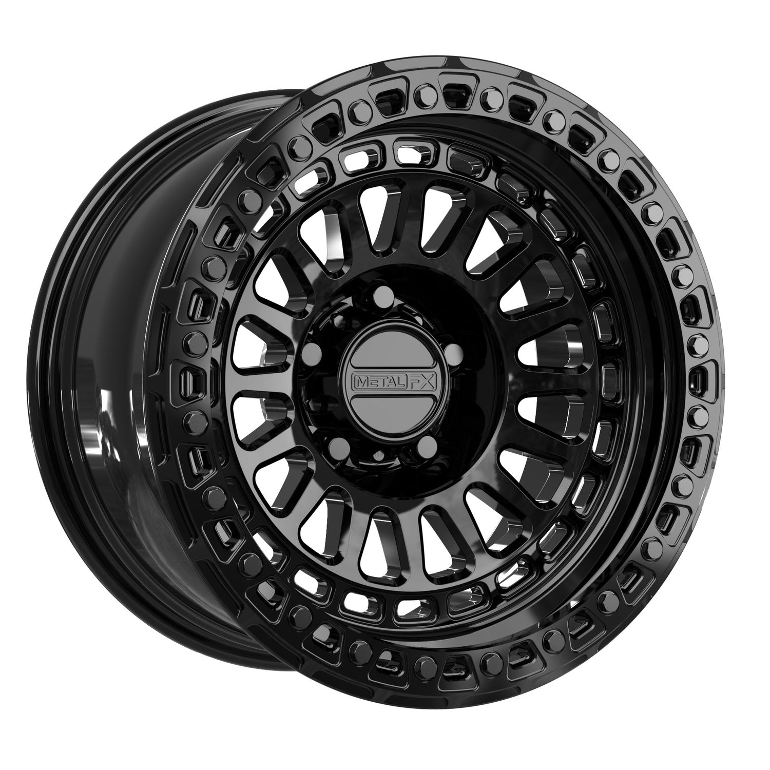 Barrage Truck FXLock | Forged Monoblock | Gloss Black, Size: 17x9 | -38mm/3.55" BS, Bolt Pattern: 5x127 (5x5)
