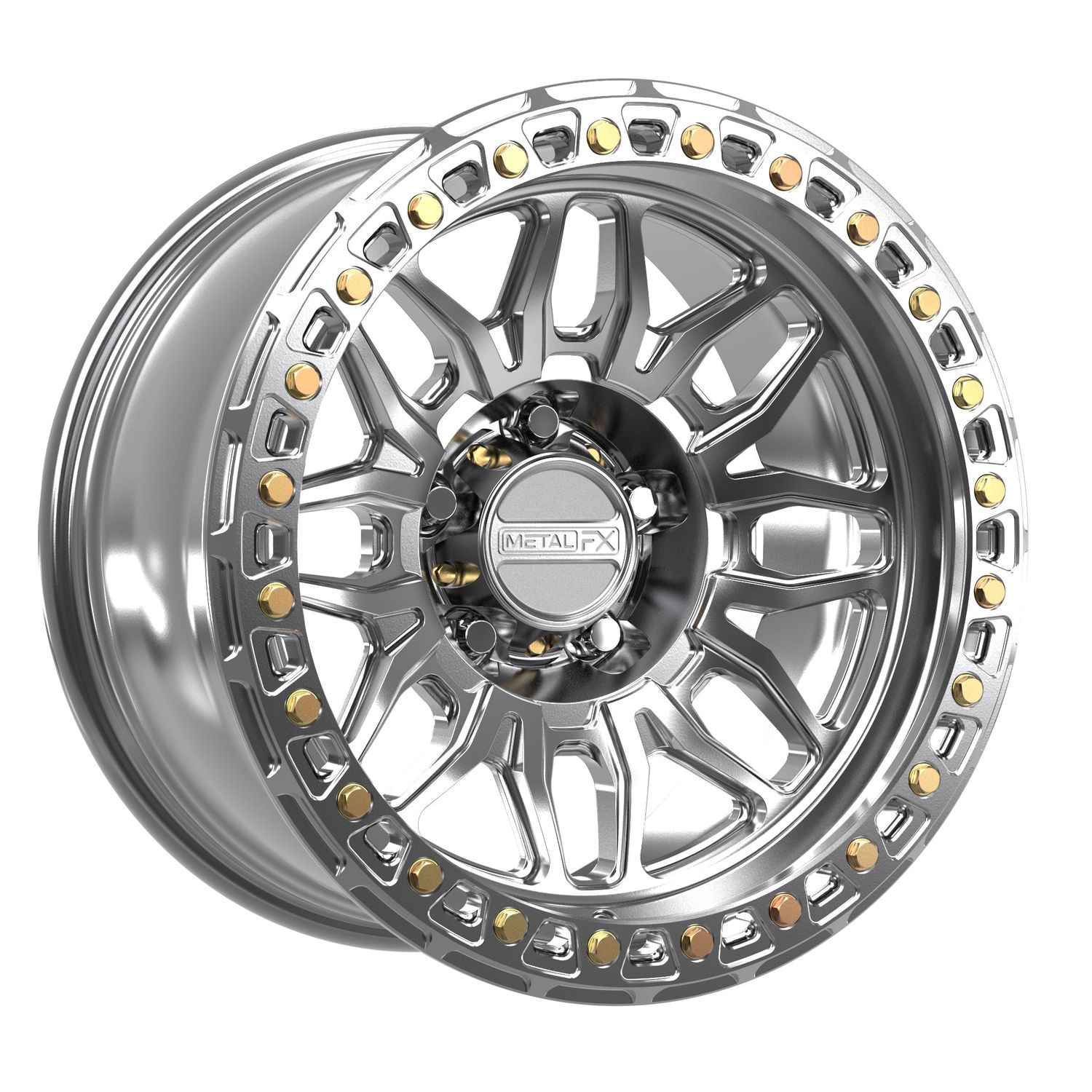 Crossfire Truck FXLock | Forged Monoblock | Polished Crossfire Truck FXLock | Forged Monoblock | Polished, Size: 17x9 | -38mm/3.55" BS, Bolt Pattern: 5x127 (5x5)