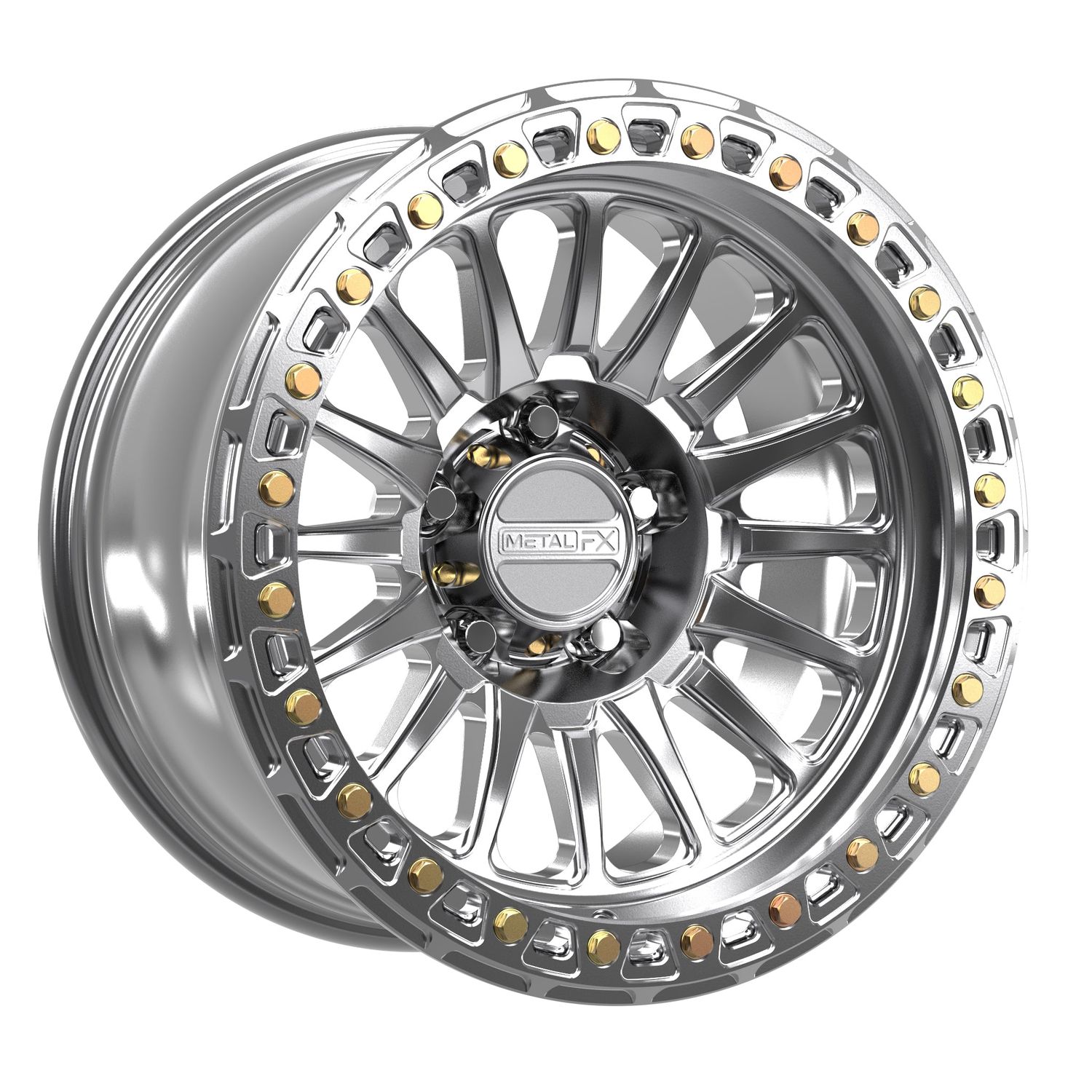 Stryker Truck FXLock | Forged Monoblock | Polished Stryker Truck FXLock | Forged Monoblock | Polished, Size: 17x9 | -38mm/3.55" BS, Bolt Pattern: 5x127 (5x5)