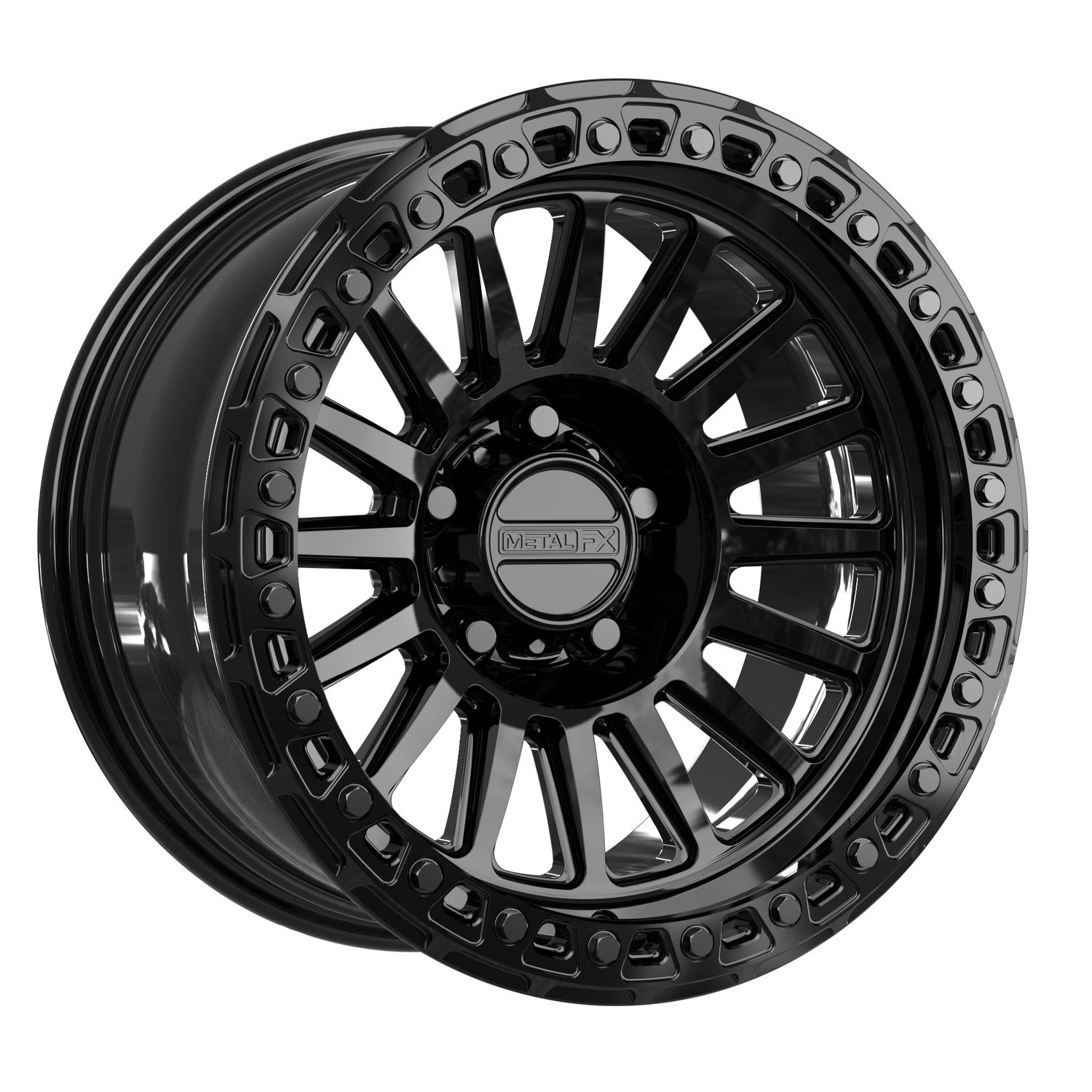 Fortress Truck FXLock | Forged Monoblock | Gloss Black Fortress Truck FXLock | Forged Monoblock | Gloss Black, Size: 17x9 | -38mm/3.55" BS, Bolt Pattern: 5x127 (5x5)