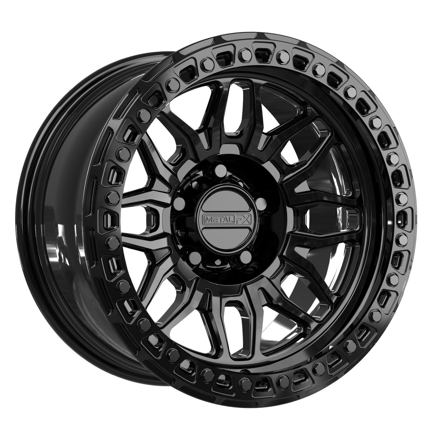 Crossfire Truck FXLock | Forged Monoblock | Gloss Black Crossfire Truck FXLock | Forged Monoblock | Gloss Black, Size: 17x9 | -38mm/3.55" BS, Bolt Pattern: 5x127 (5x5)
