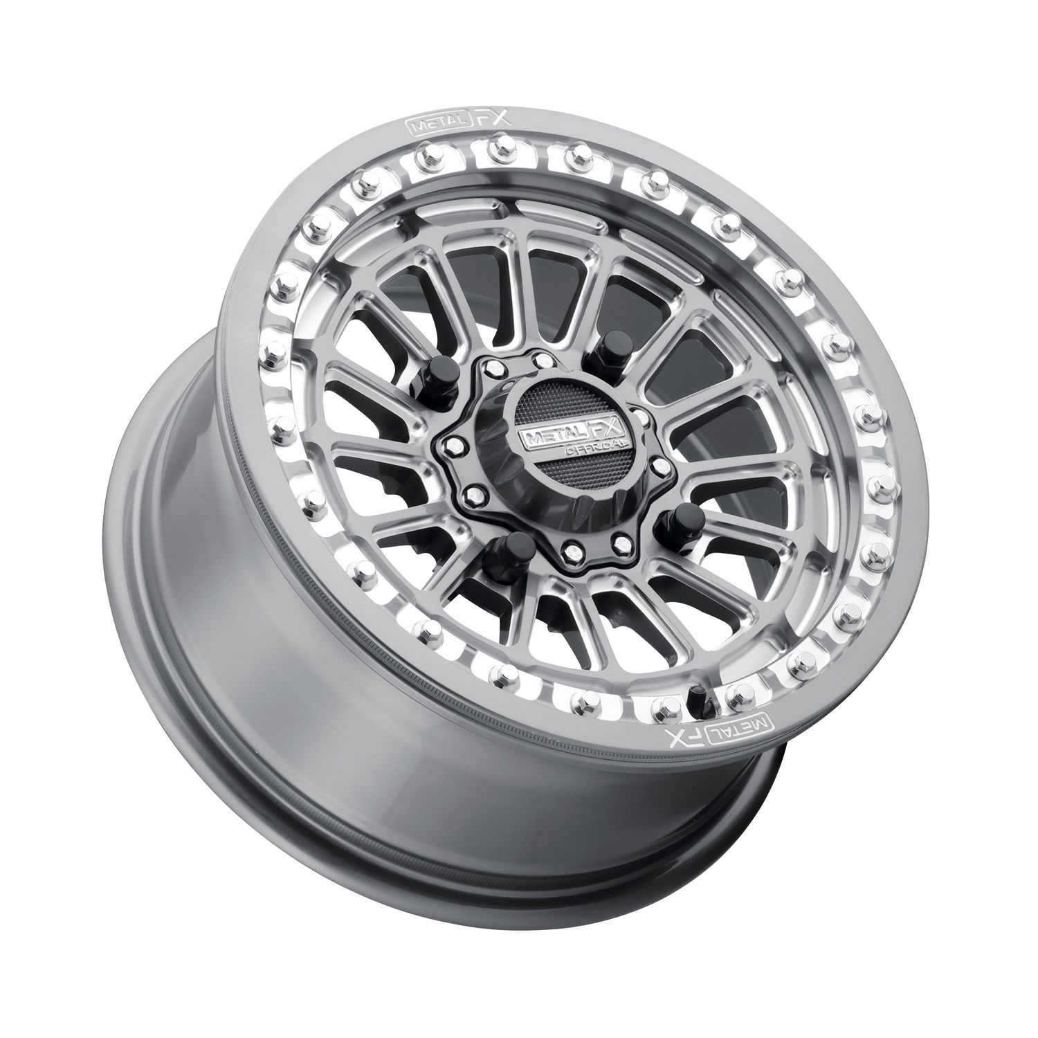 Delta Beadlock | Gunmetal Contrast Cut Delta Beadlock | Gunmetal Contrast Cut, Size: 15x7 | +25mm/4.5+2.5 | 4x136/4x137 | 78303 (Can-Am / Honda)