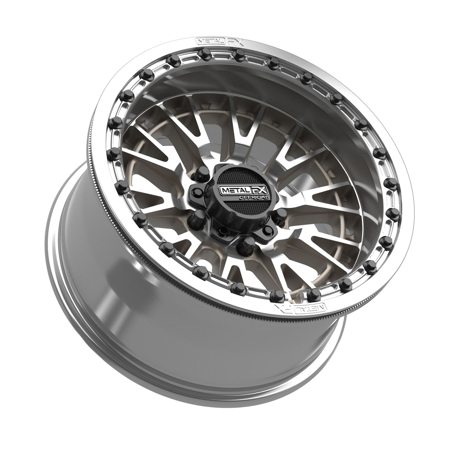 Slayer R Beadlock | Raw Slayer R Beadlock | Raw, Size: 15x8 | +0mm/4+4 | 5x4.5 | 98663 (Polaris 5-Lug / Segway Super Villain)