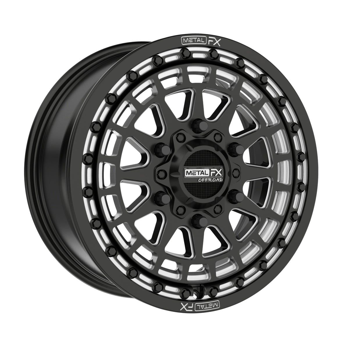 Outlaw 6R Beadlock | Satin Black Contrast Cut Outlaw 6R Beadlock | Satin Black Contrast Cut