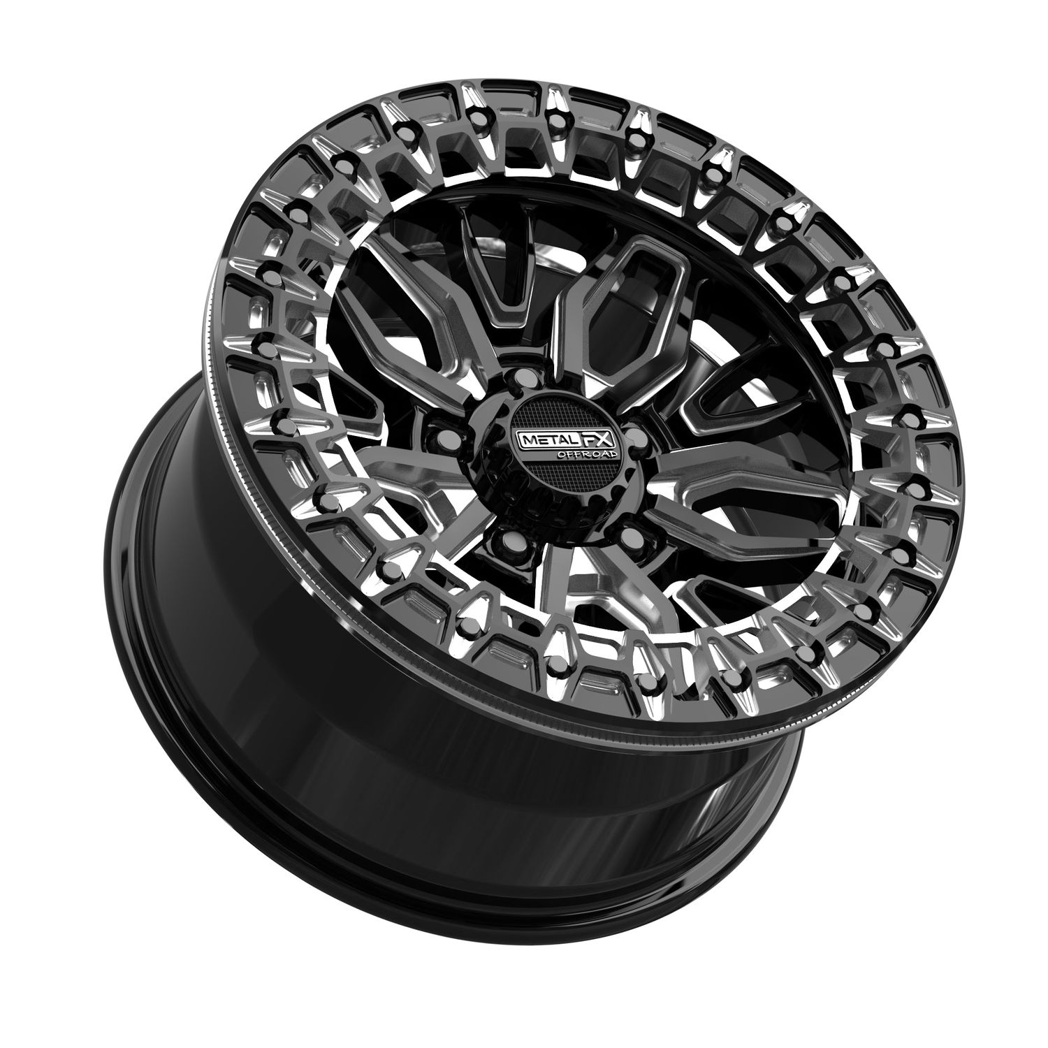 Mayhem R Beadlock | Gloss Black Contrast Cut Mayhem R Beadlock | Gloss Black Contrast Cut, Size: 15x8 | +0mm/4+4 | 5x4.5 | 98861