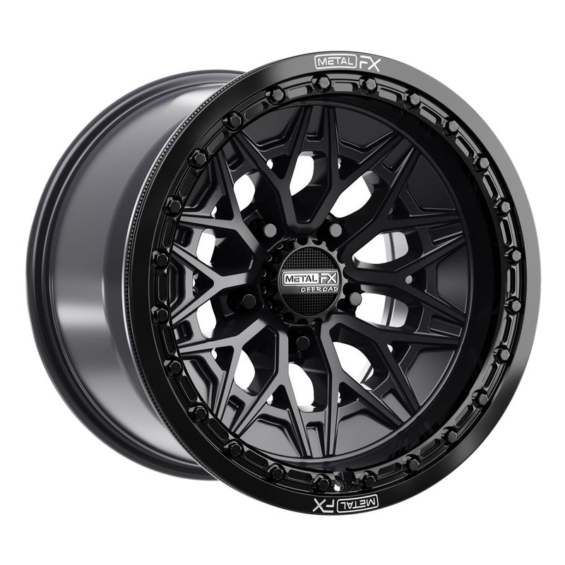 Alpha R Beadlock | Satin Black w/ Gloss Black Ring
