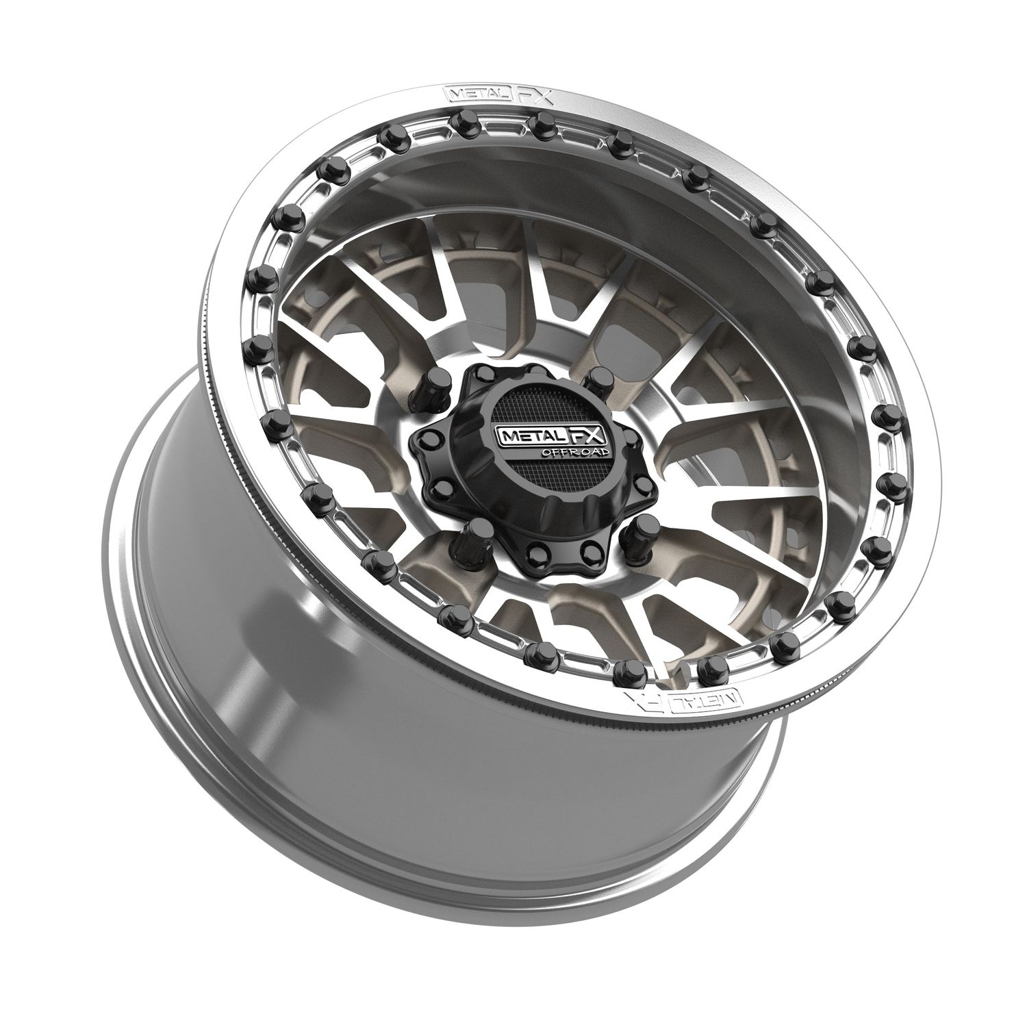 Slayer Beadlock | Raw Slayer Beadlock | Raw, Size: 15x8 | 0mm/4+4 | 4x136/4x137 | 98648 (Can-Am / Honda)