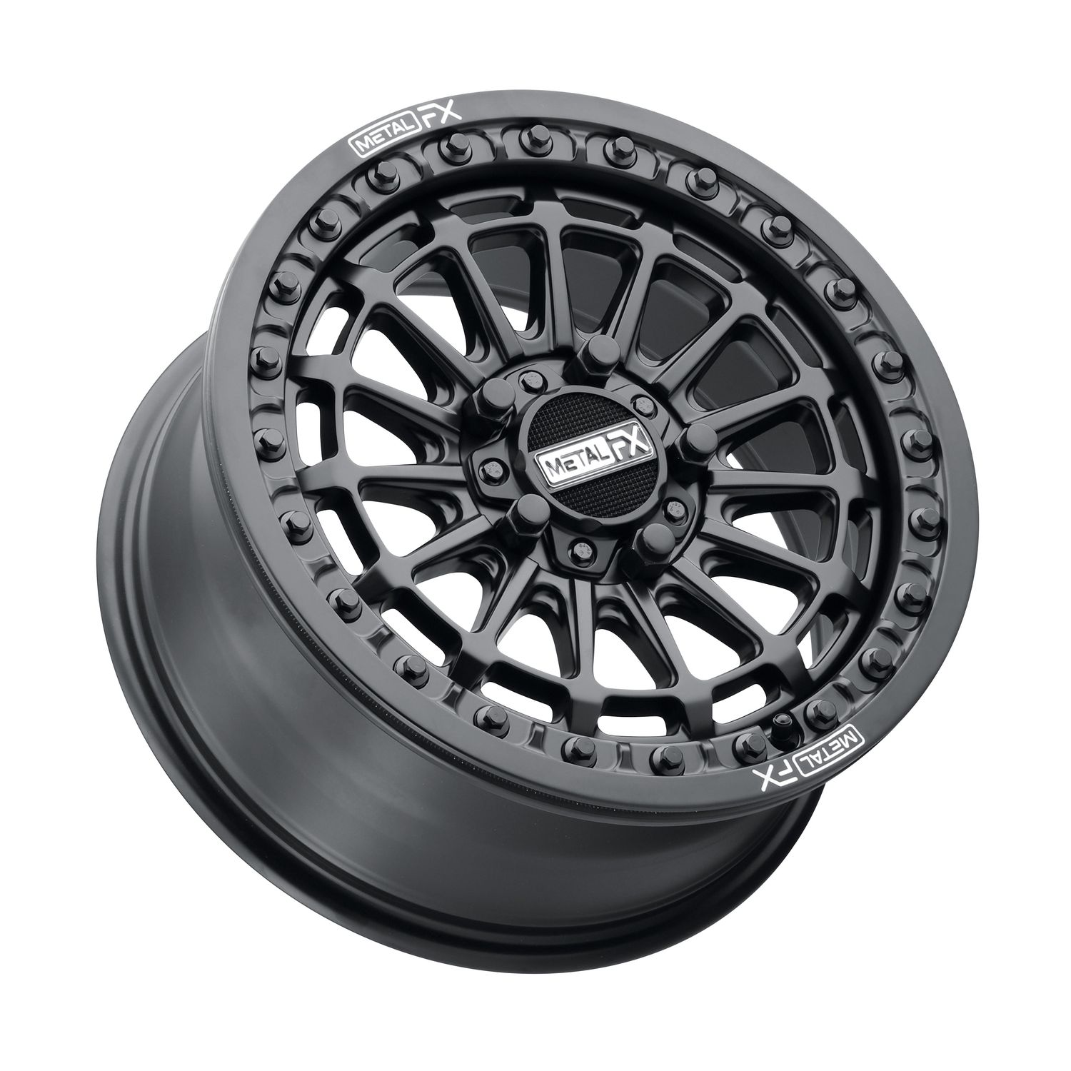 Delta R Beadlock | Satin Black Delta R Beadlock | Satin Black, Size: 15x7 | +38mm/5+2 | 5x4.5 | 78320 (Polaris 5-Lug / Segway Super Villain)