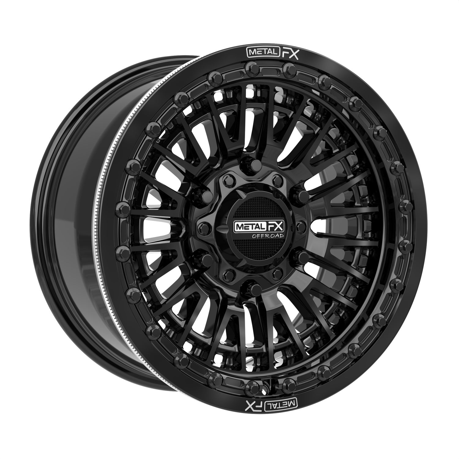 Slayer 6R Beadlock | Gloss Black Slayer 6R Beadlock | Gloss Black, Size: 15x8 | +25mm/5+3 | 6x5.5 | 98680 (Maverick R)