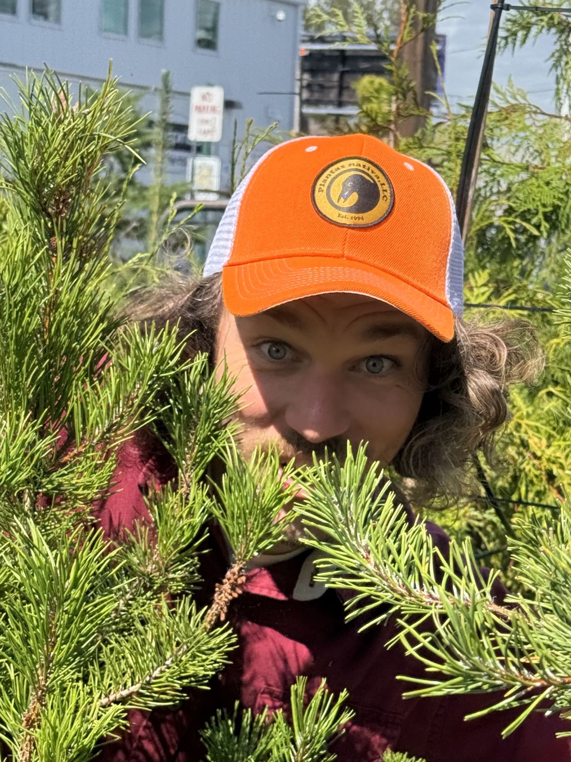 Orange &amp; White Hat